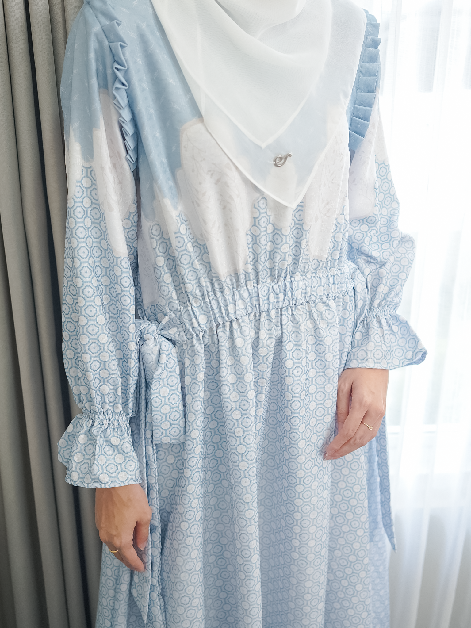 Padu Dress Powder Blue