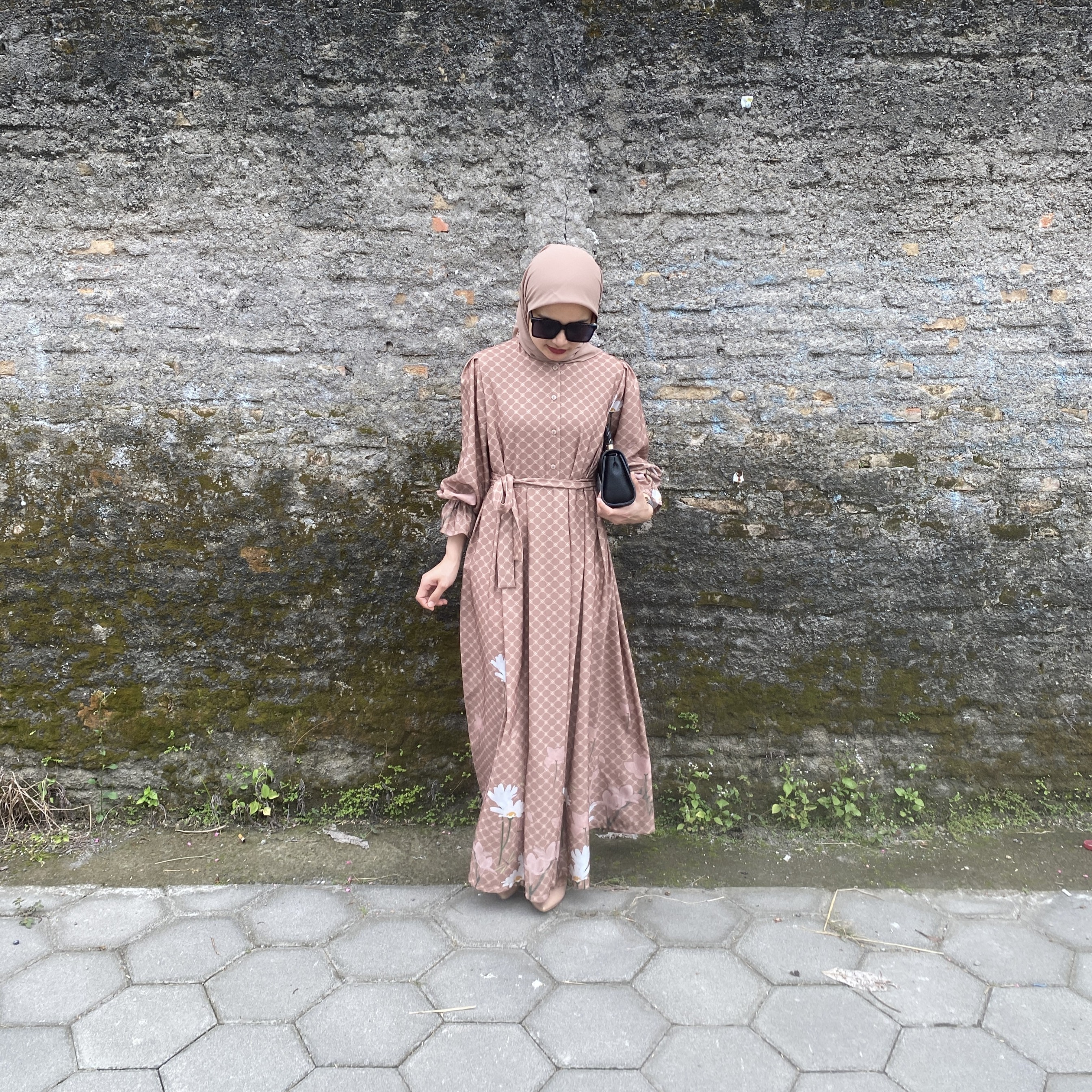 Rana Dress Golden Brown