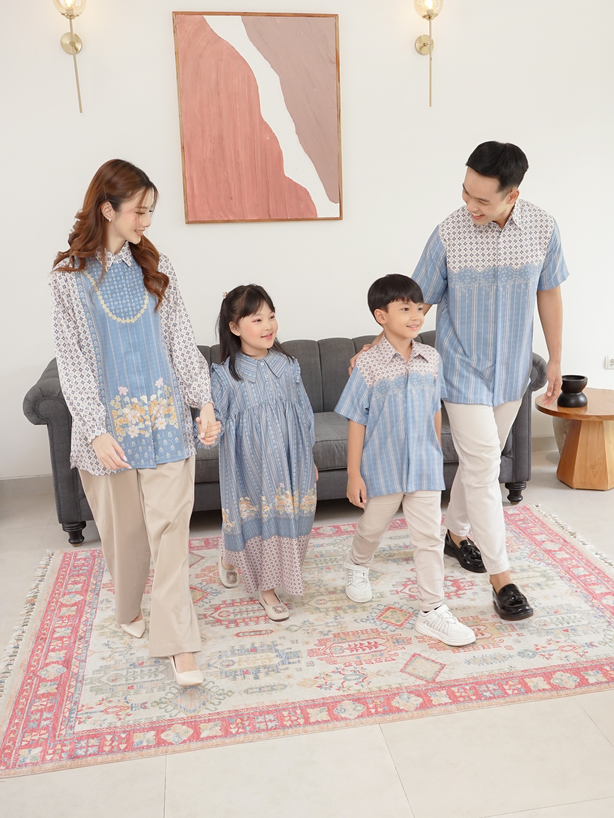 Family Set Arunika Dusk Blue
