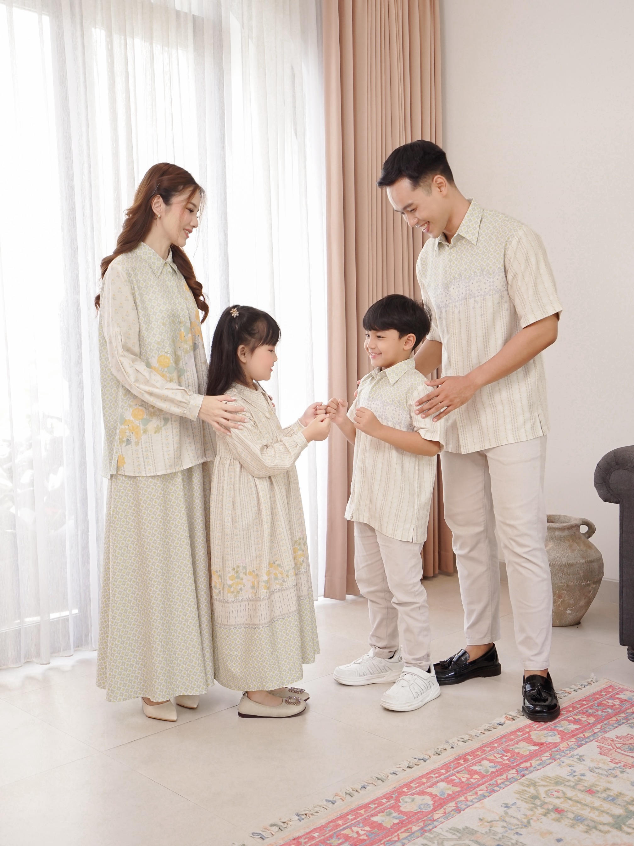 Family Set Arunika Glass Green 