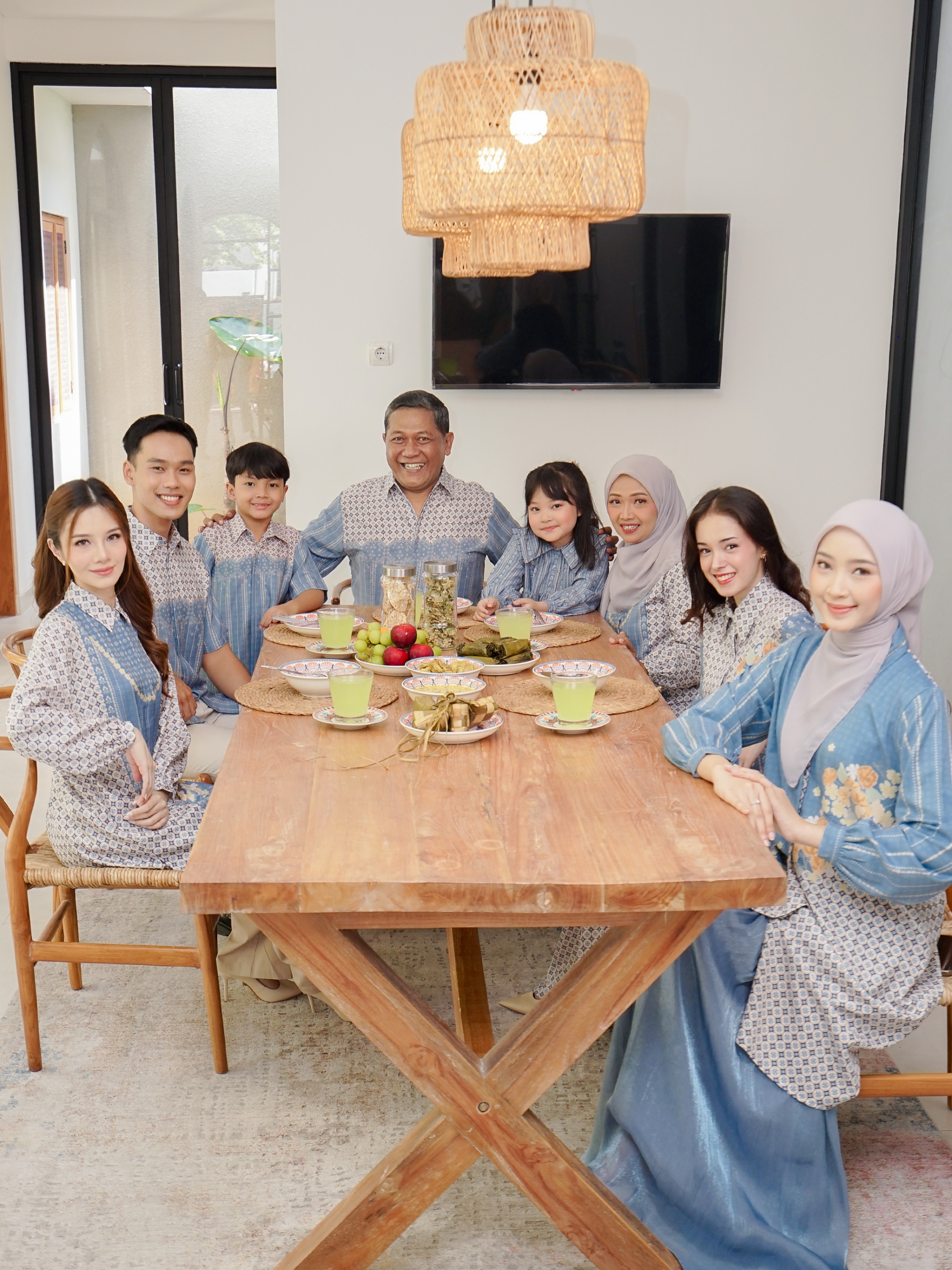 Family Set Arunika Dusk Blue