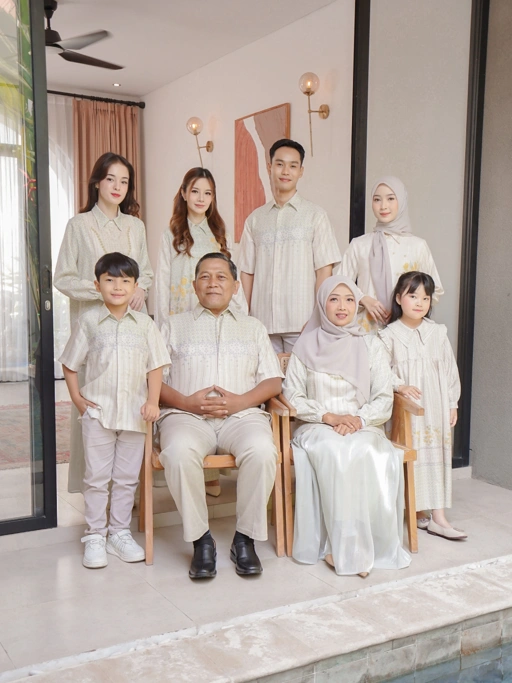 Image of Family Set Arunika Glass Green