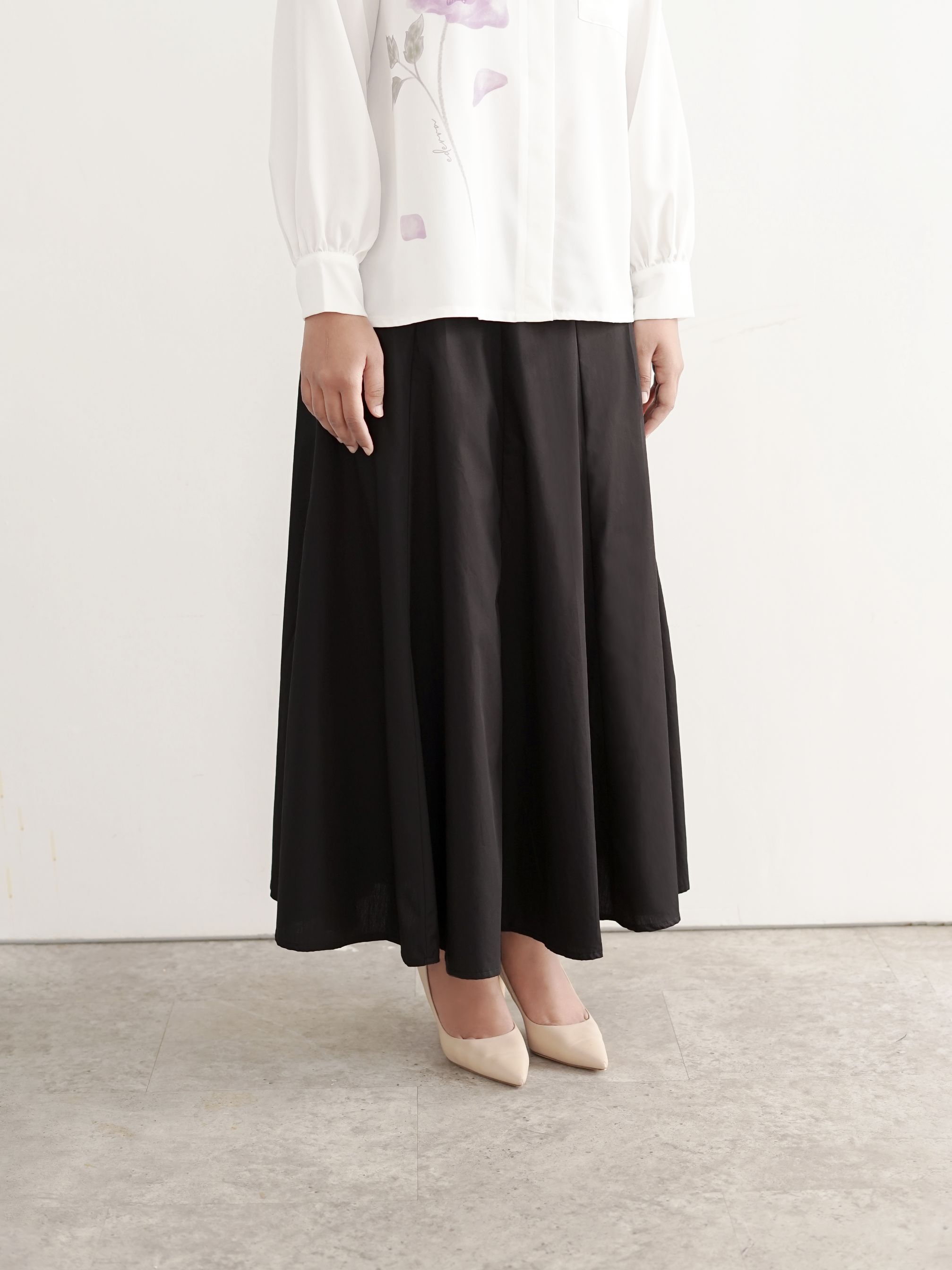 Fleur Skirt Black