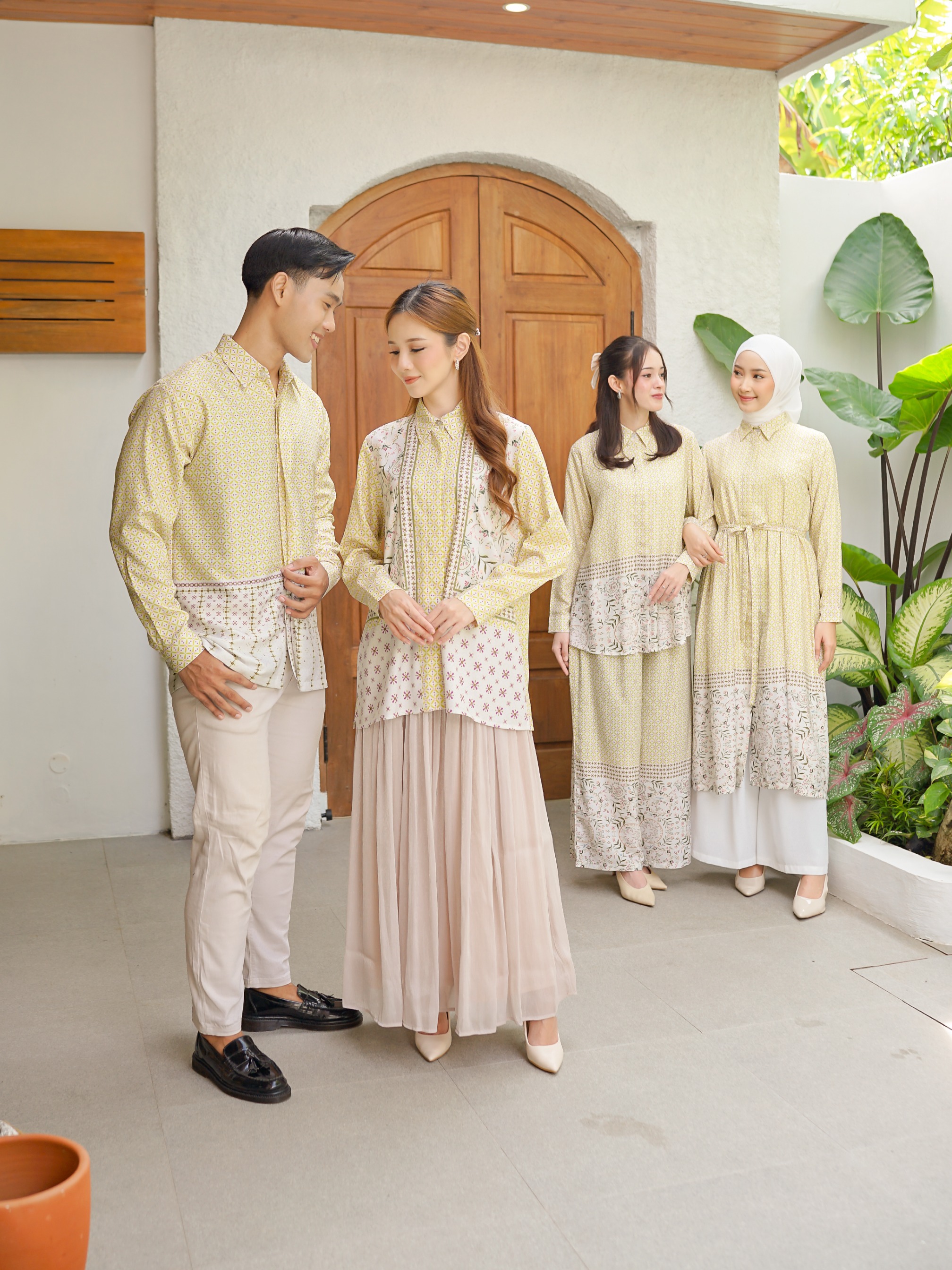 Sarimbit Couple Sekar Tulus Green Sheen