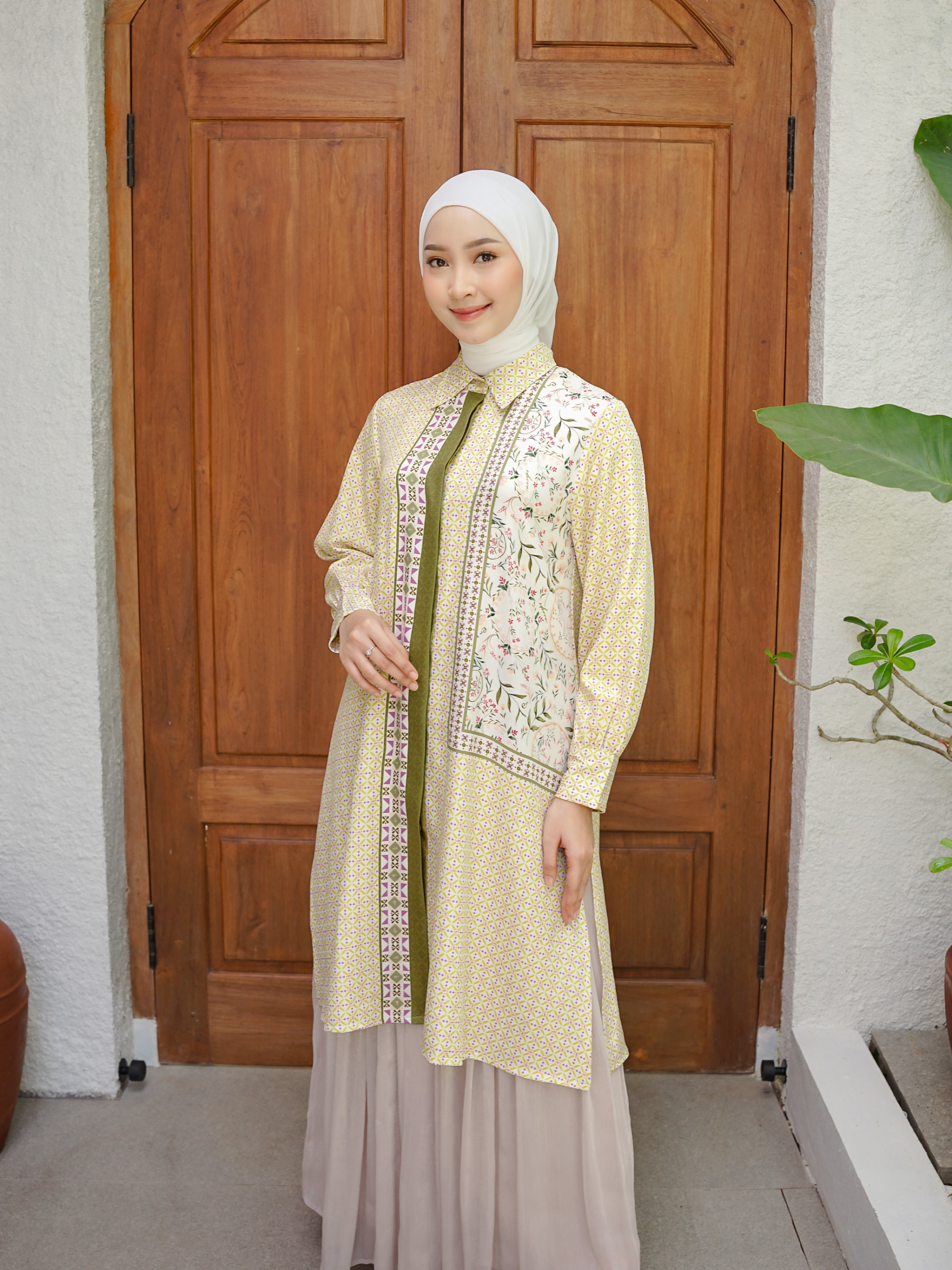 Tulus Tunic Green Sheen 