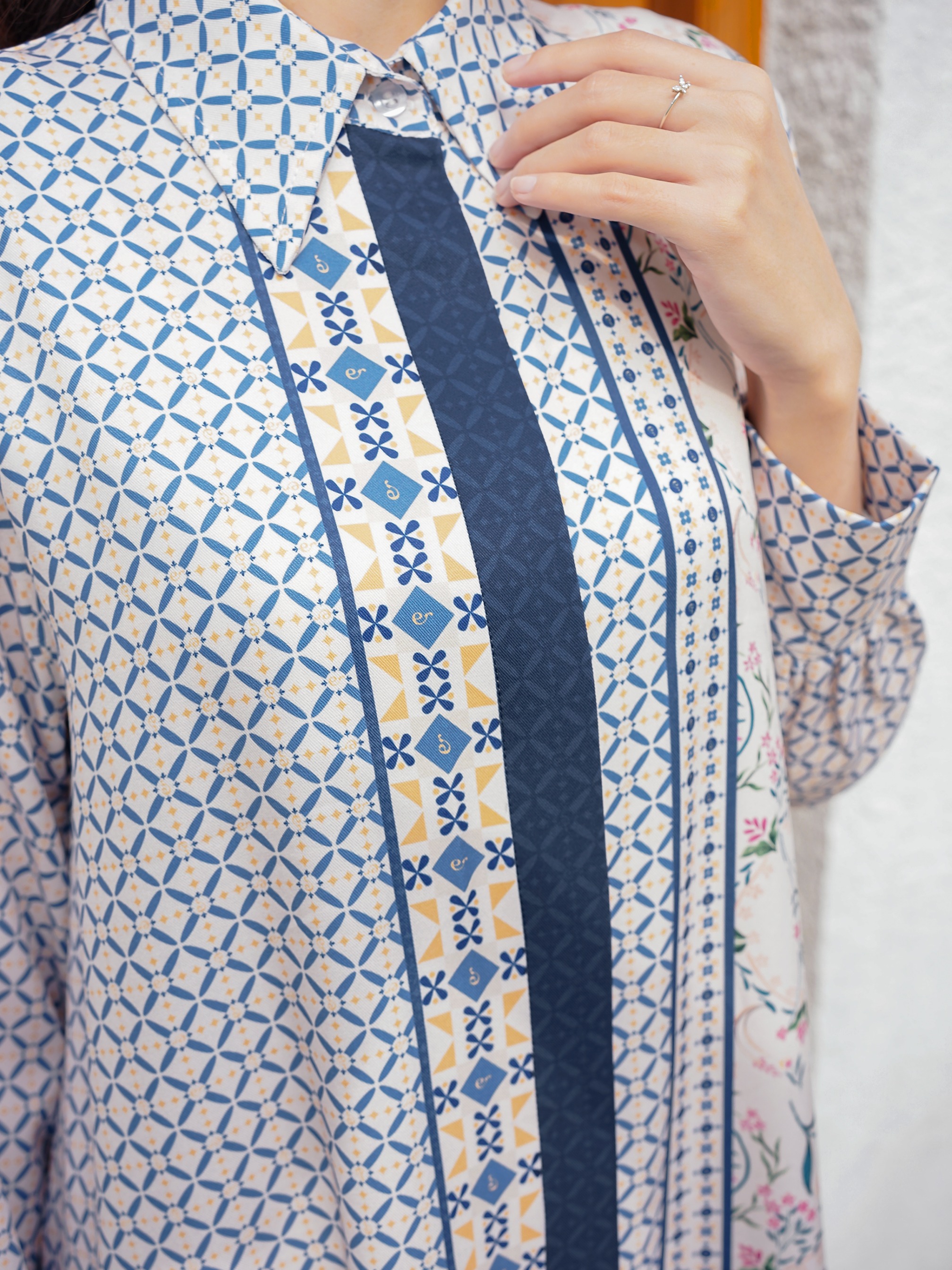 Tulus Tunic Blue Perennial