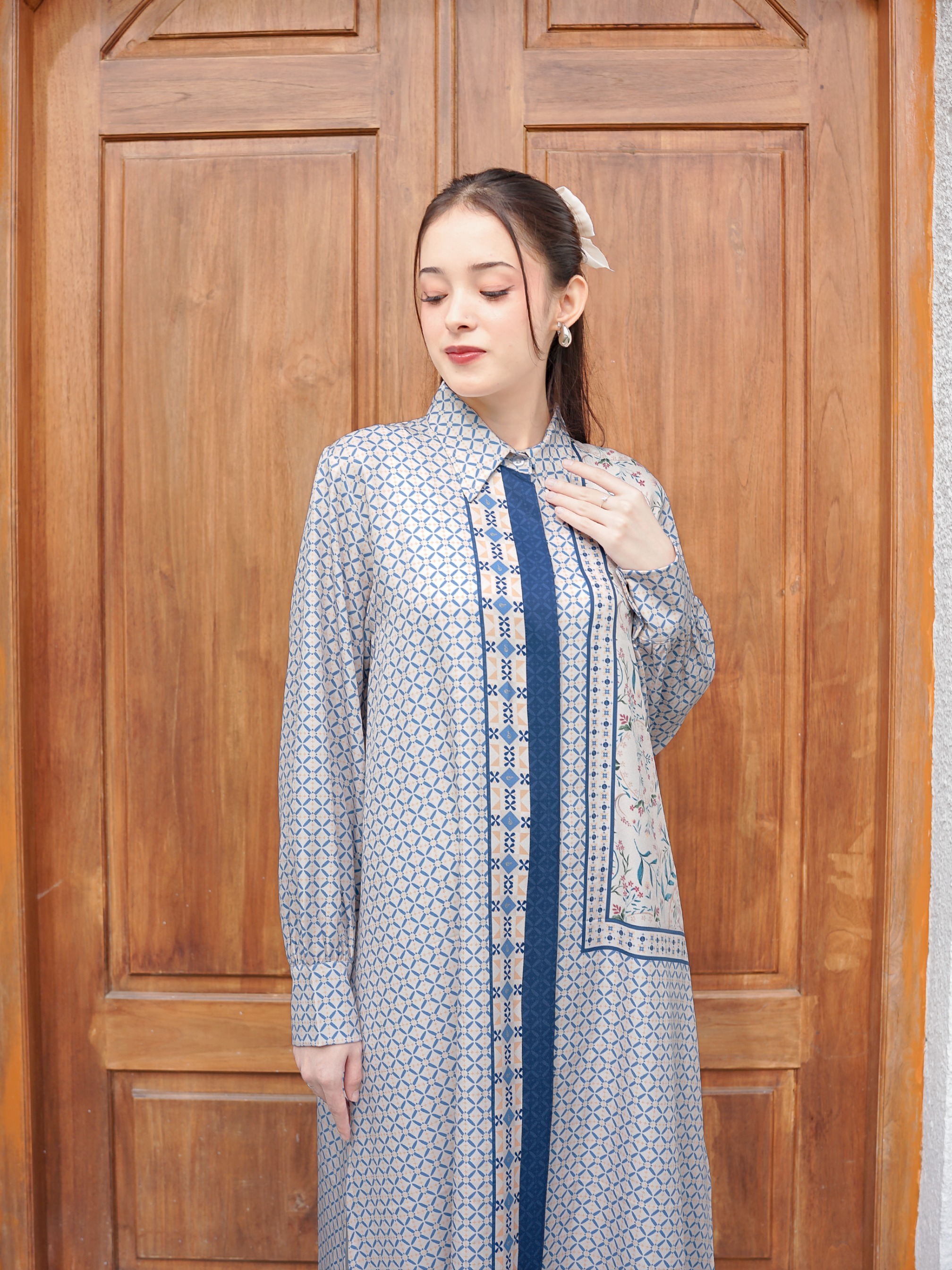Tulus Tunic Blue Perennial