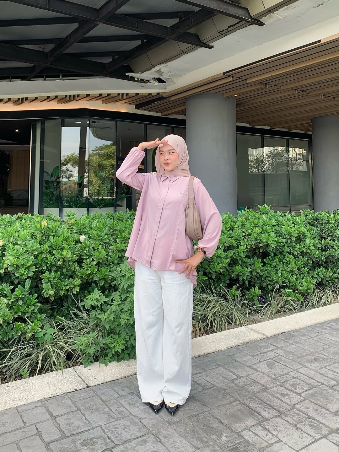 Rosana Blouse Baby Pink