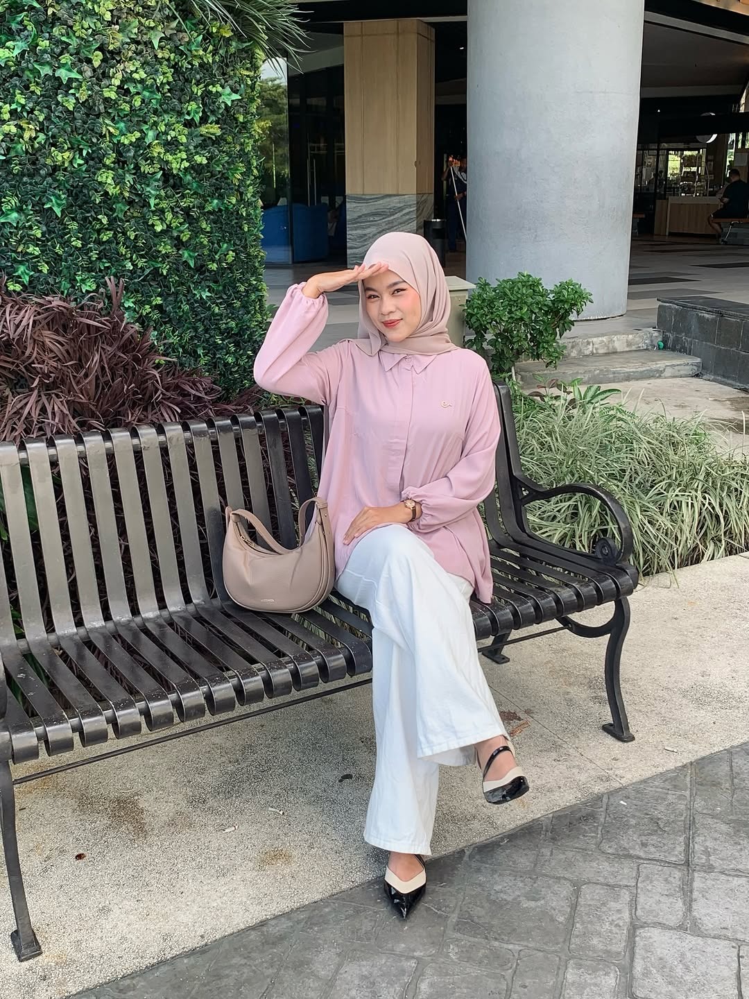 Rosana Blouse Baby Pink