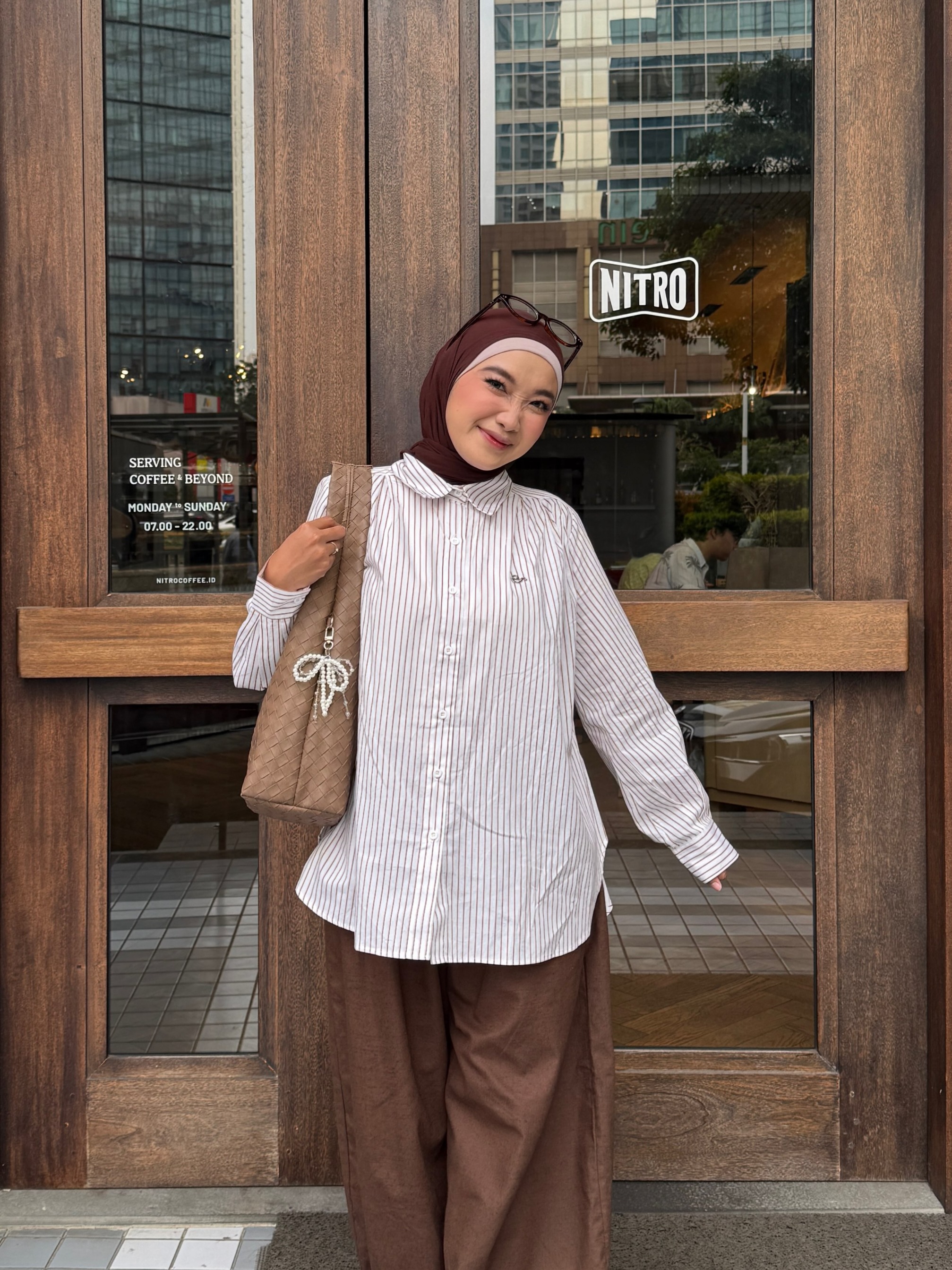 DEFECT/REJECT Laura Top Stripes White Milo