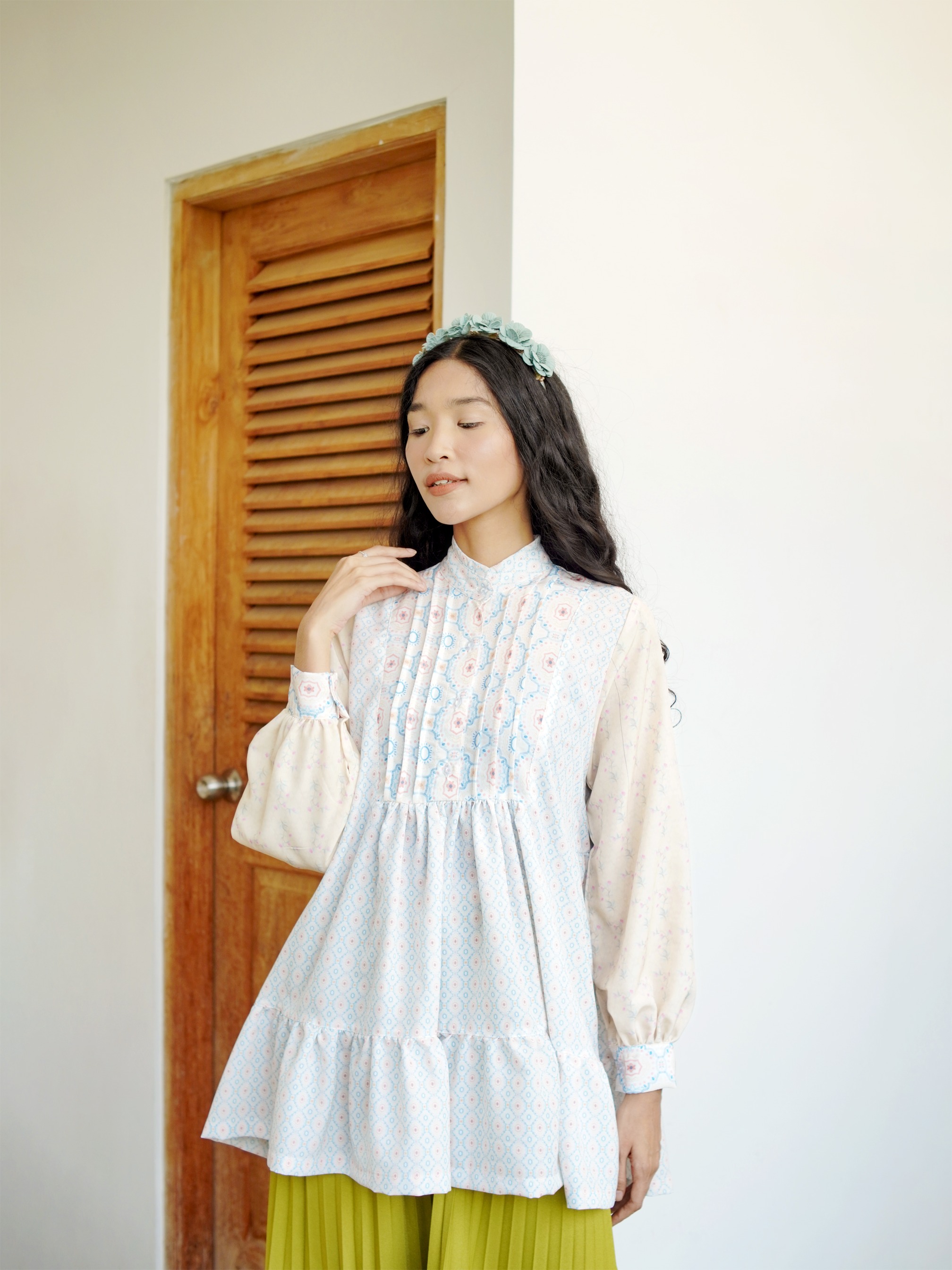 Jauza Peplum Dust Blue