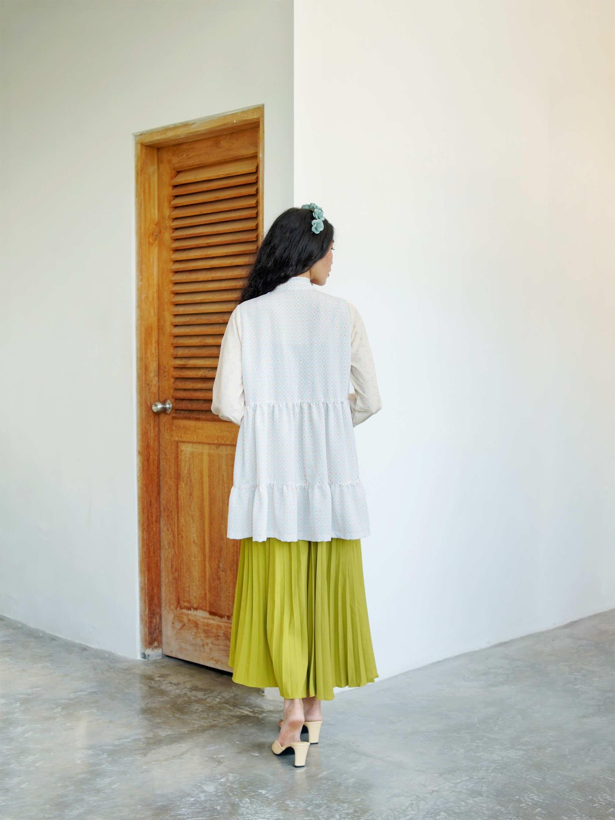 Jauza Peplum Dust Blue