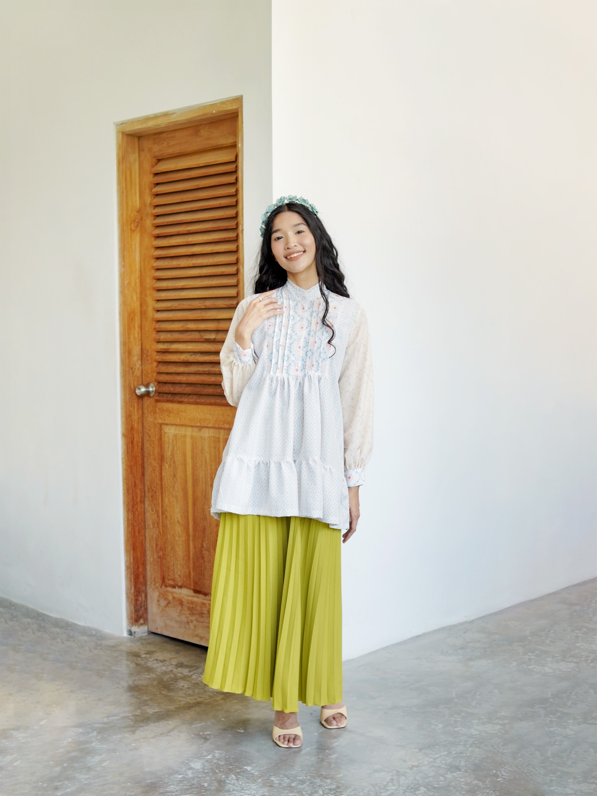 Jauza Peplum Dust Blue