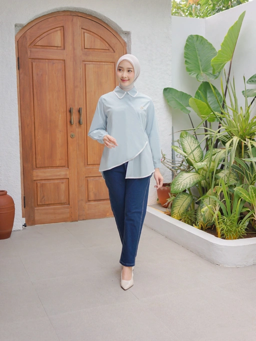 Image of Kana Top Ice Blue 