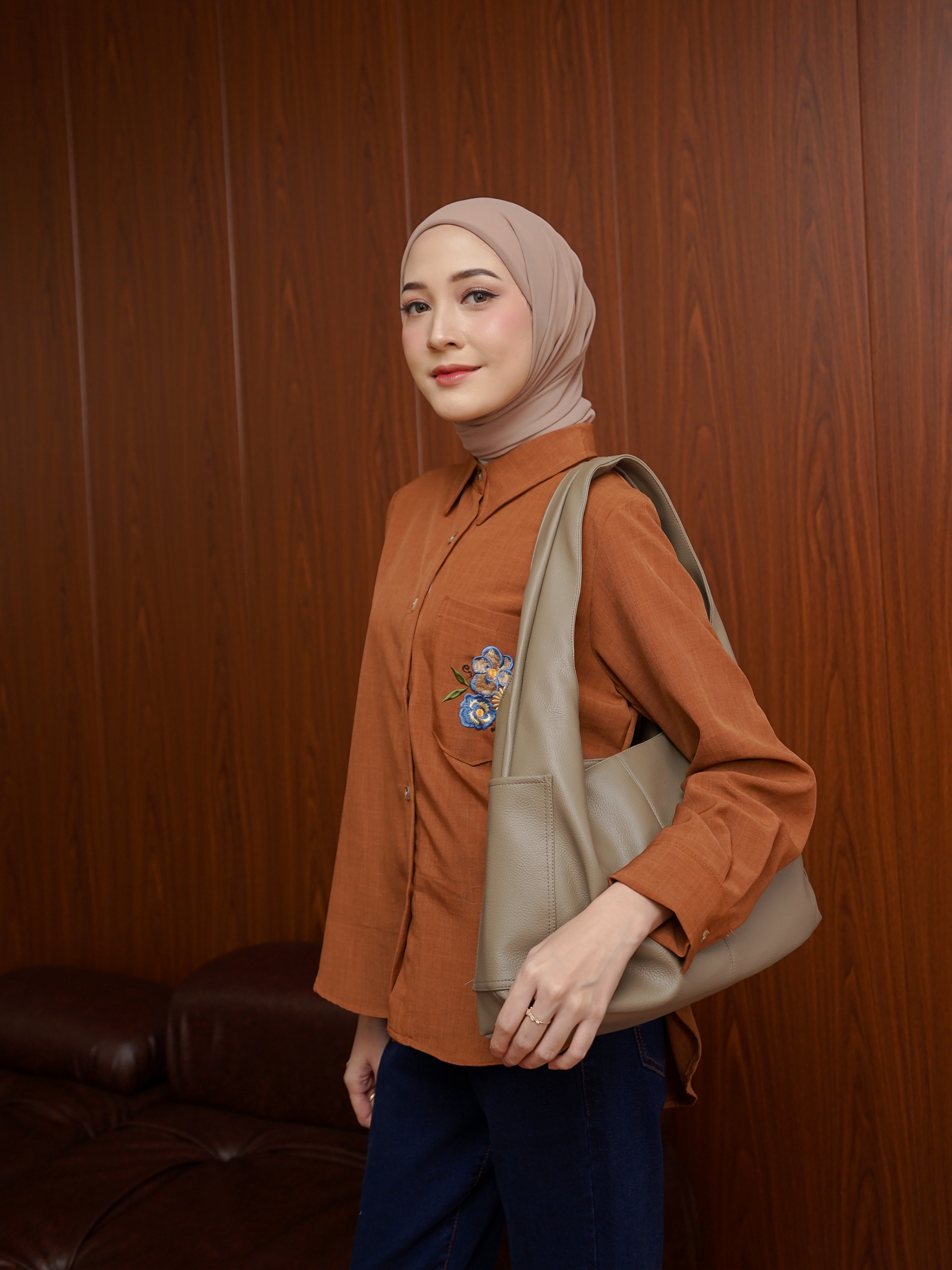 Chava Bag Olive Gray