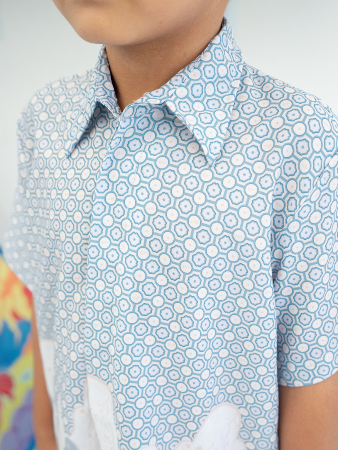 Padu Kids Shirt Powder Blue