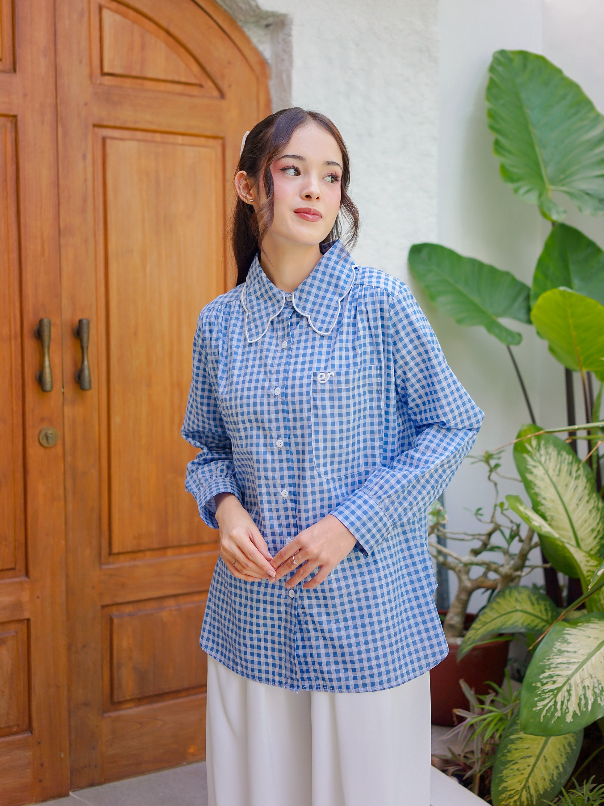 Kalola Top Sky Blue