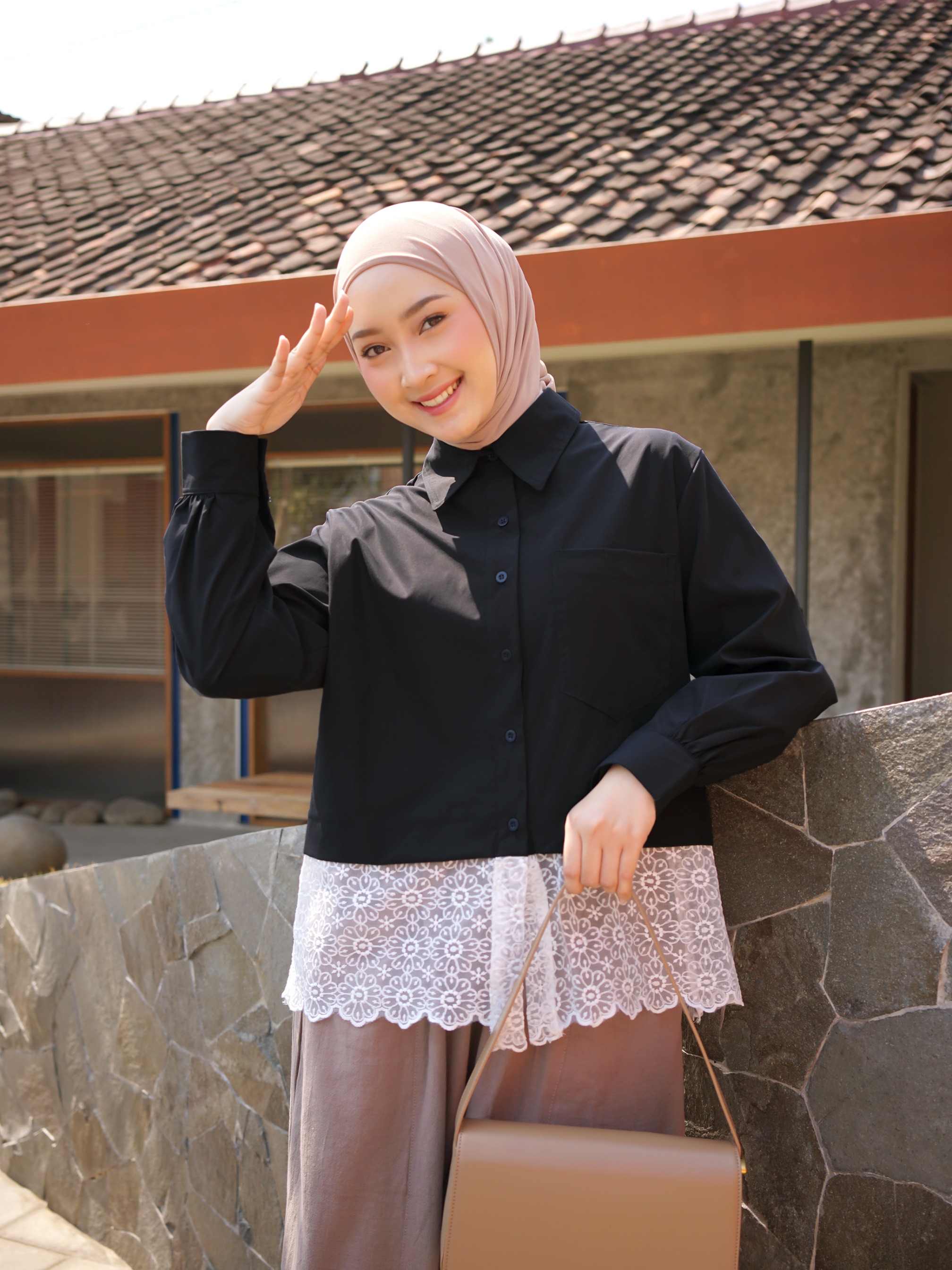 Lassie Top Dark navy