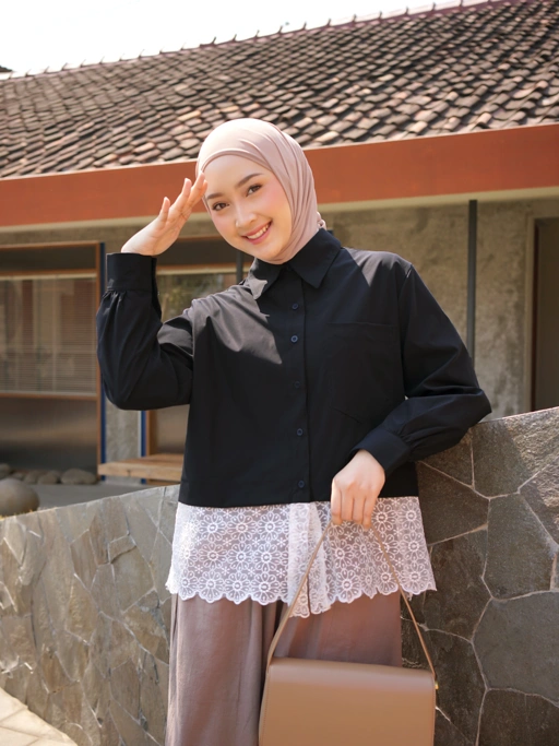 Lassie Top Dark navy