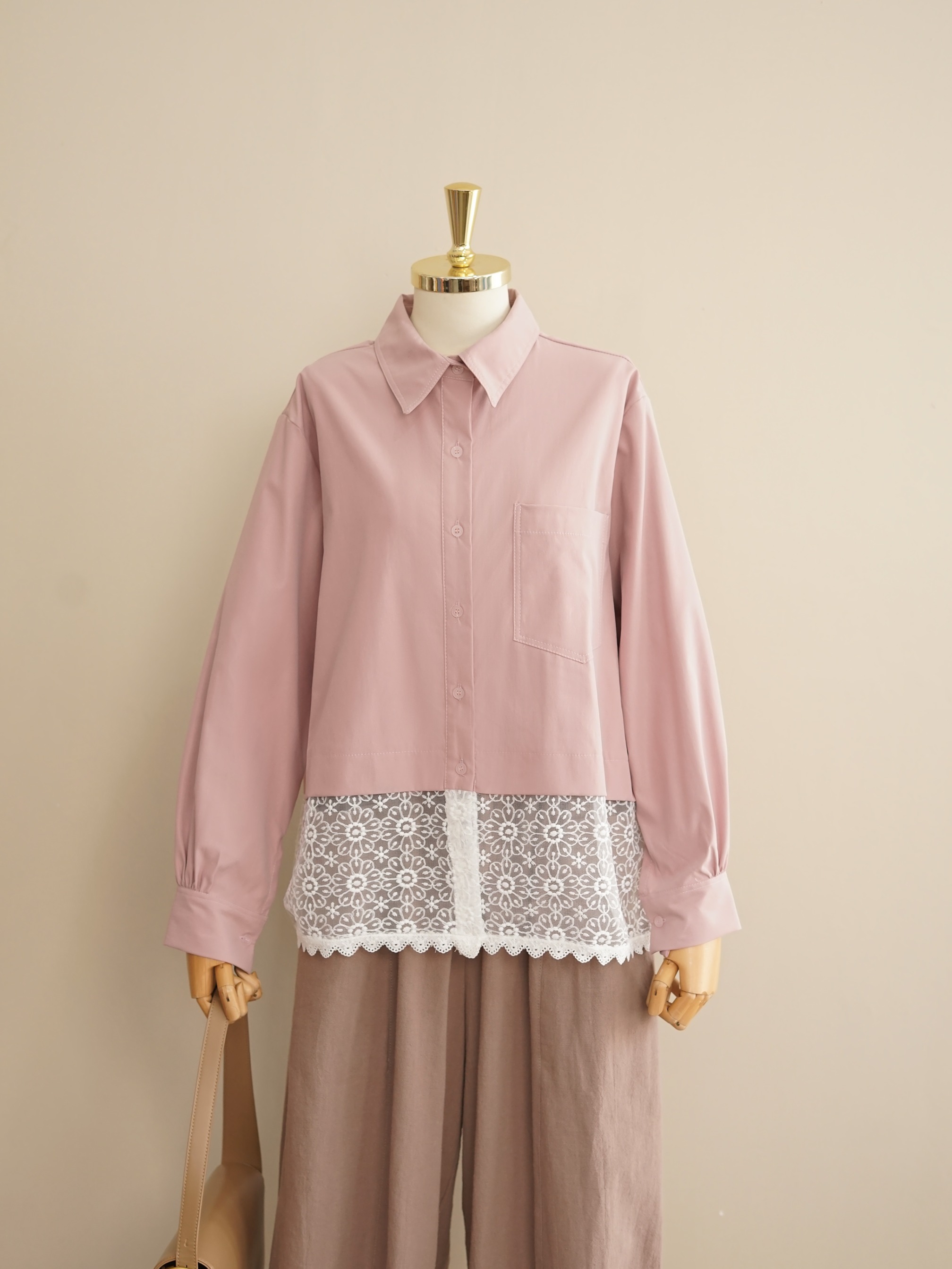 Lassie Top Velvet pink