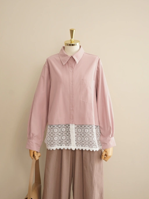 Lassie Top Velvet pink