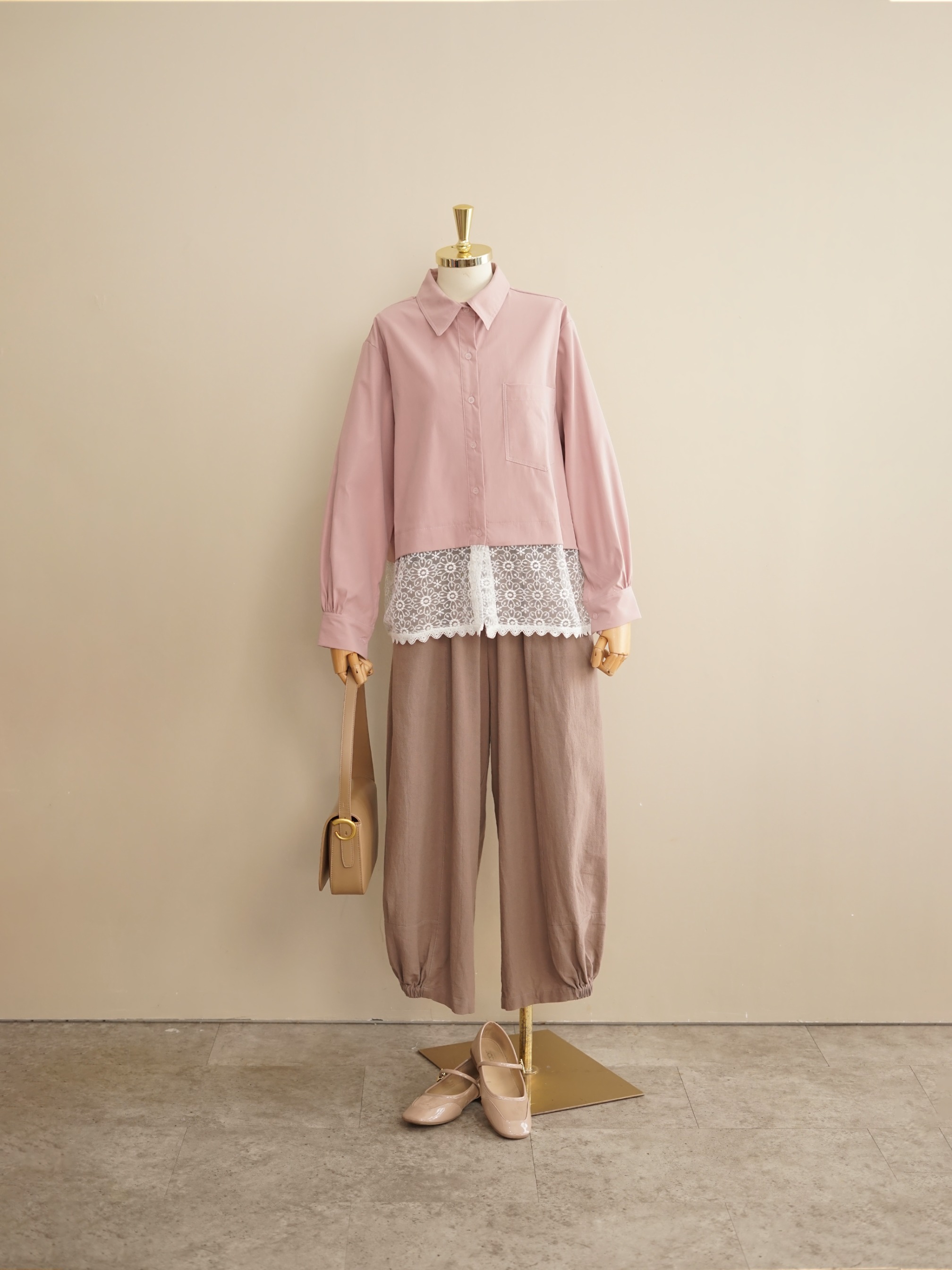 Lassie Top Velvet pink