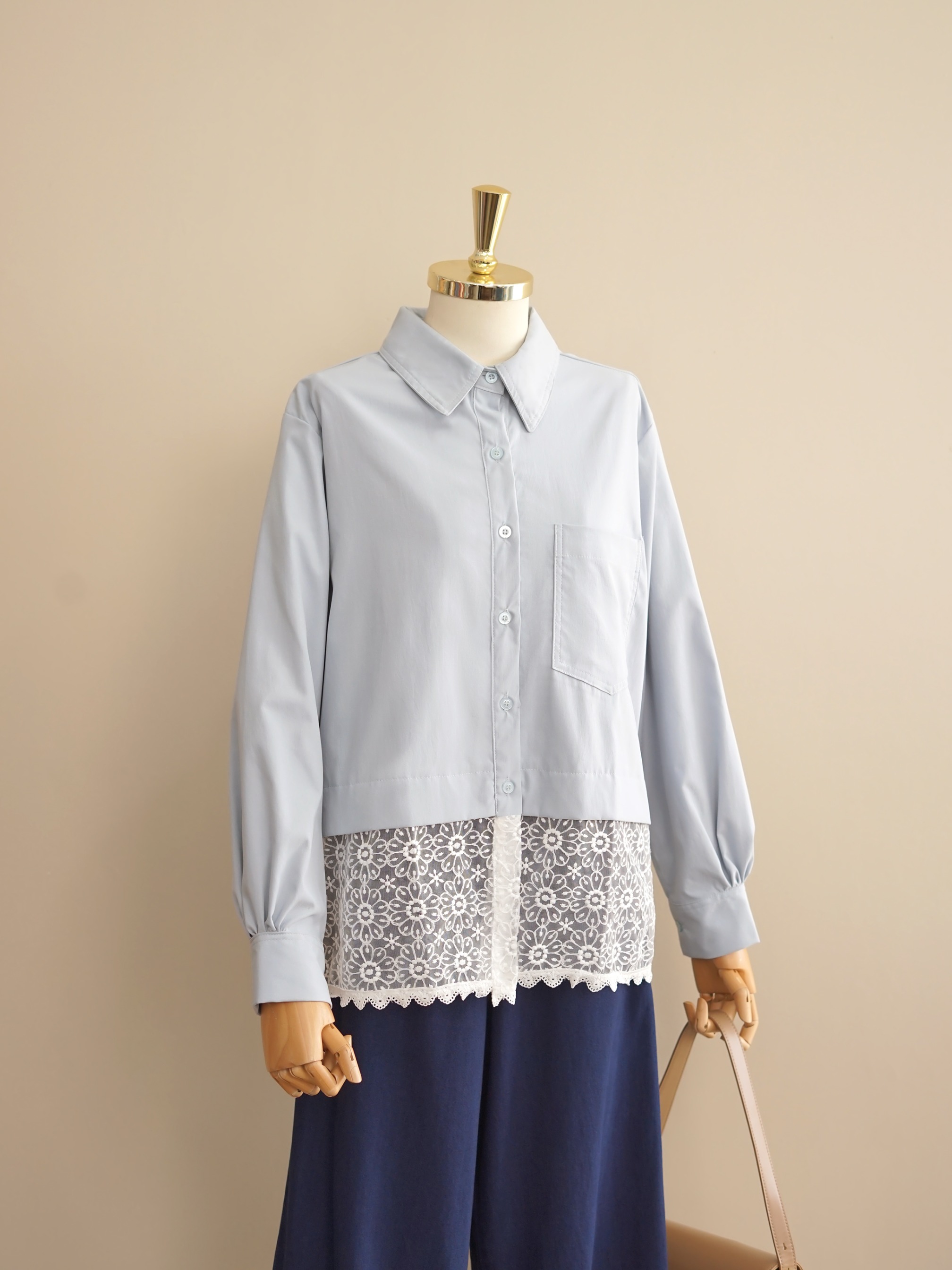 Lassie Top Delicate Blue