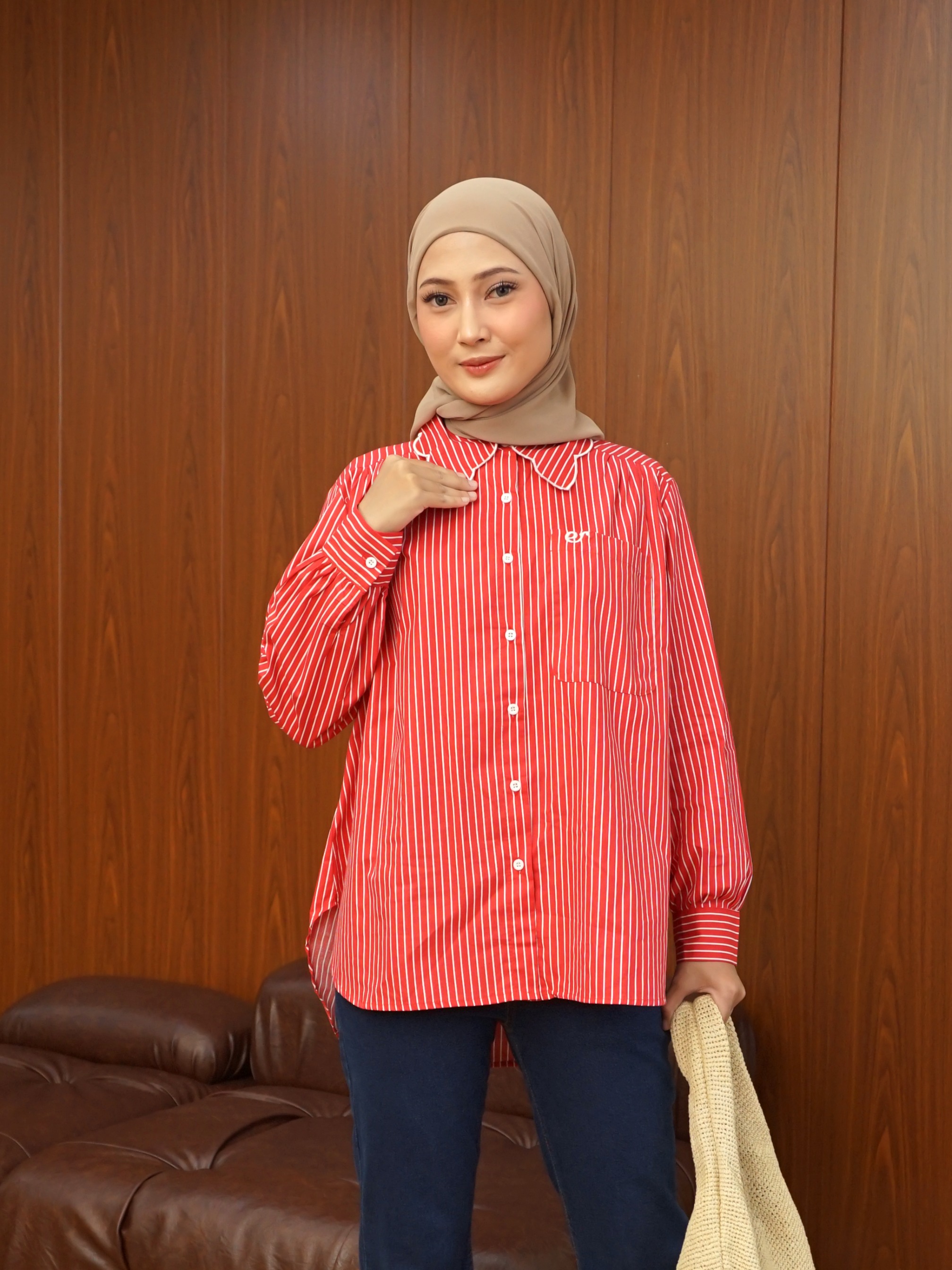 Ladiola Top Red Berry