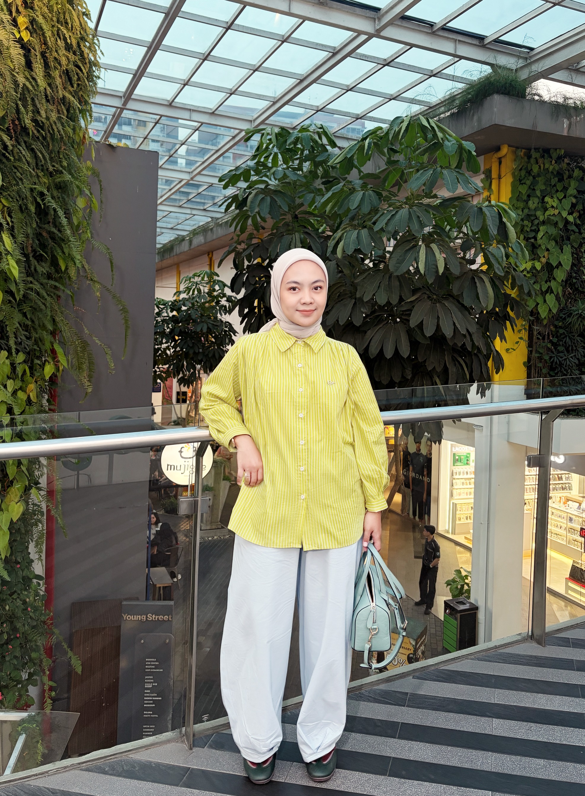 DEFECT/ REJECT Laura Top Stripes Lime