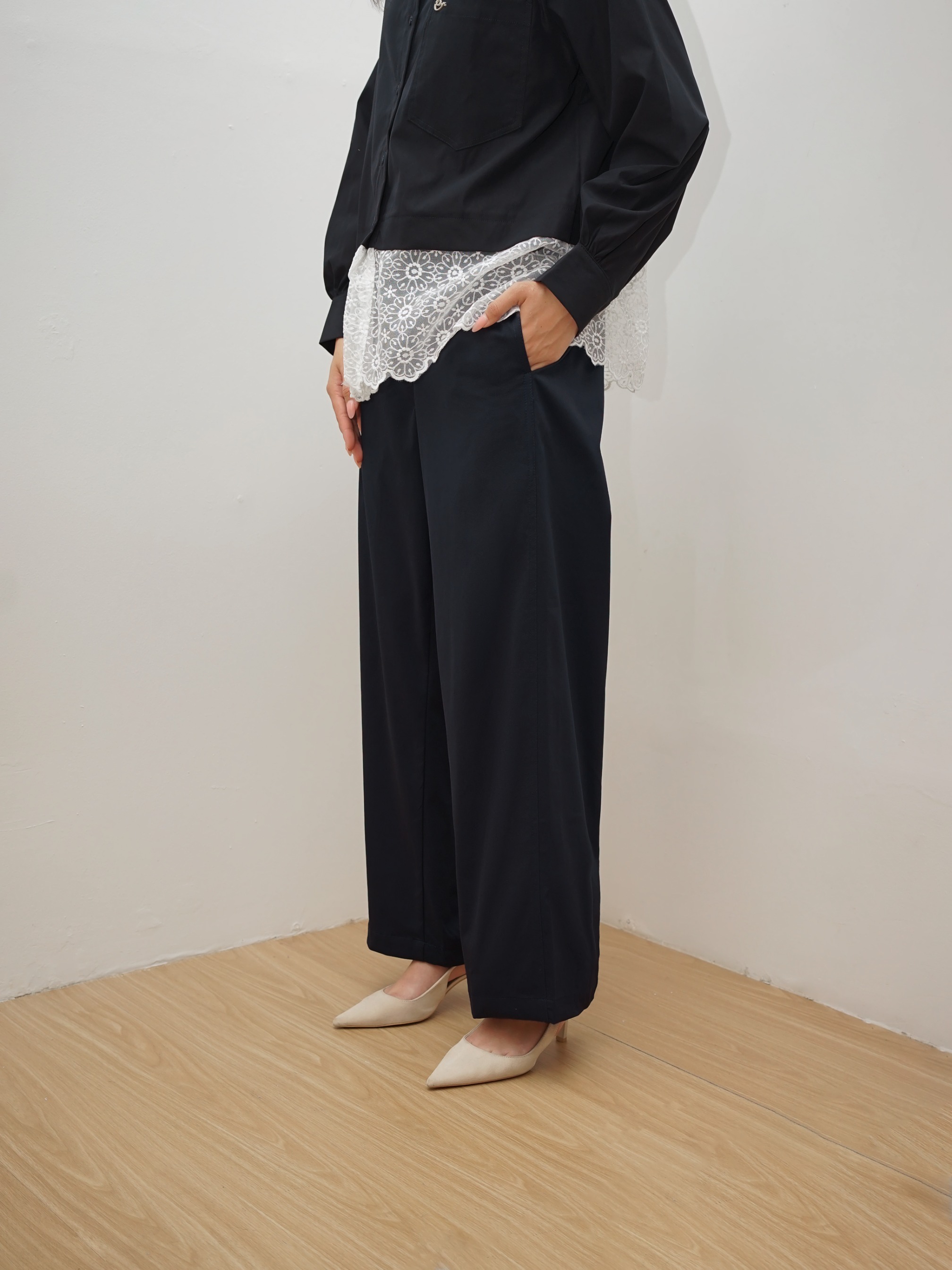 Lumi Pants Dark Navy