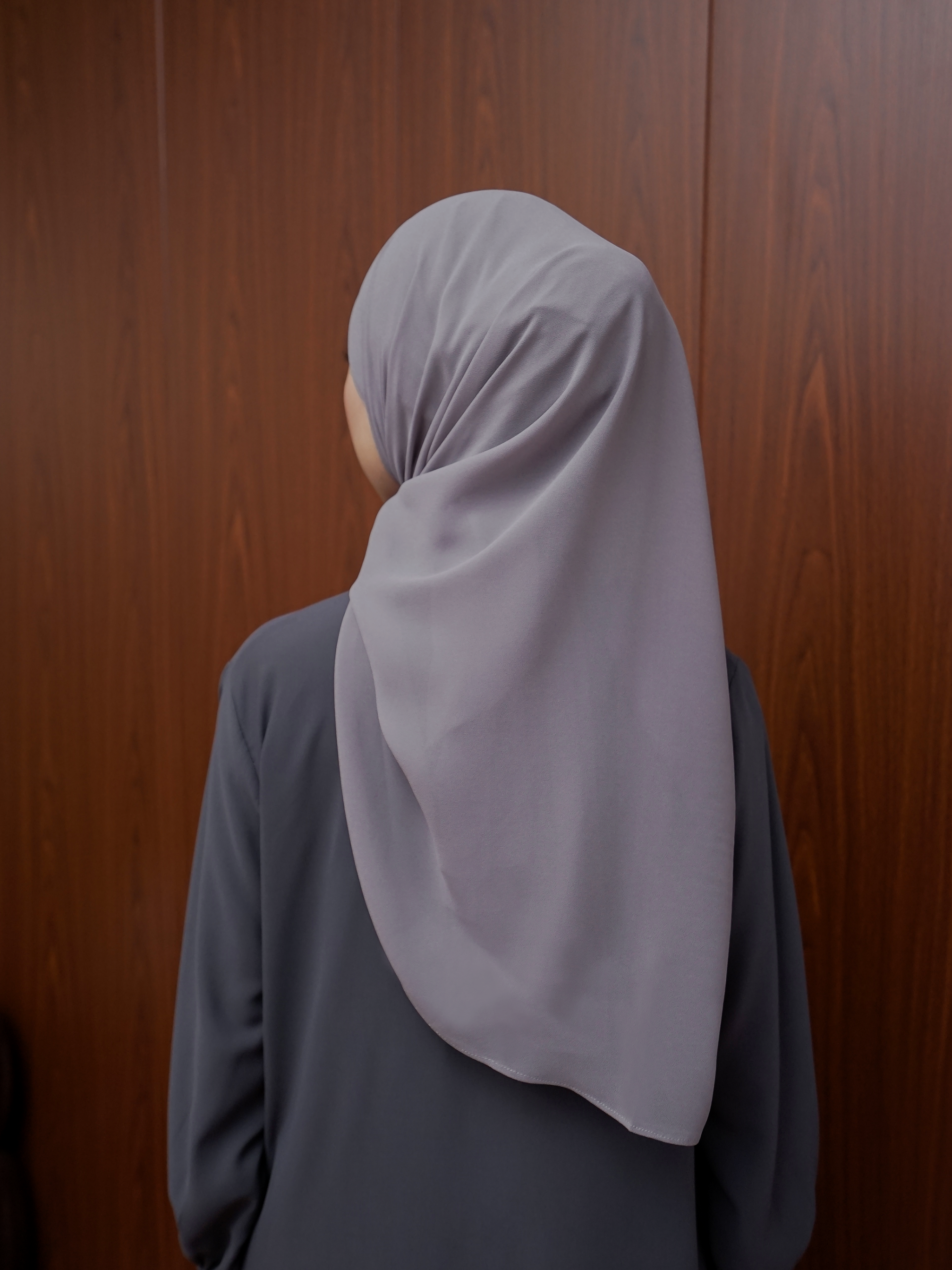 Luna Instan Hijab Medium Grey