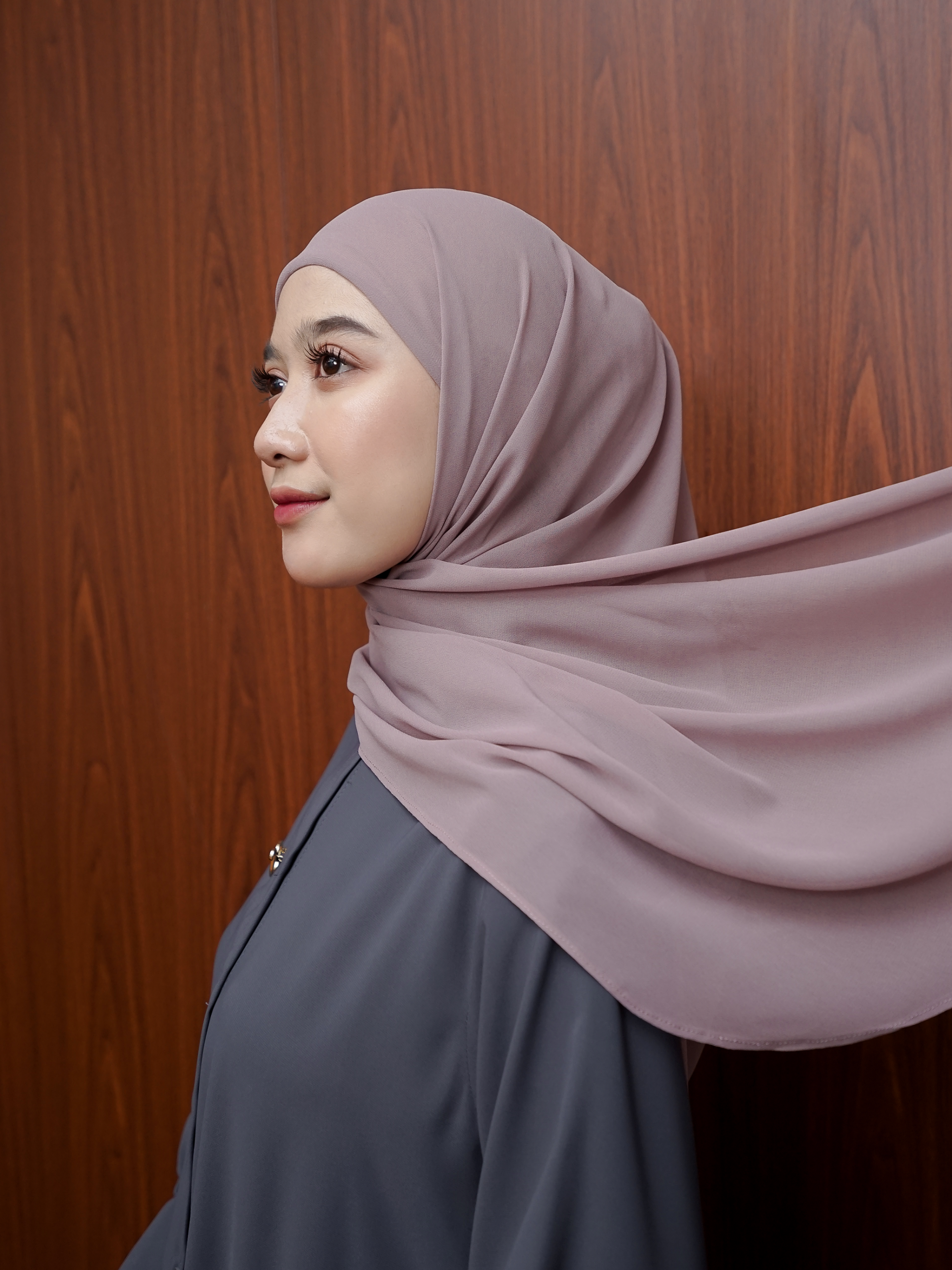 Luna Instan Hijab Taupe