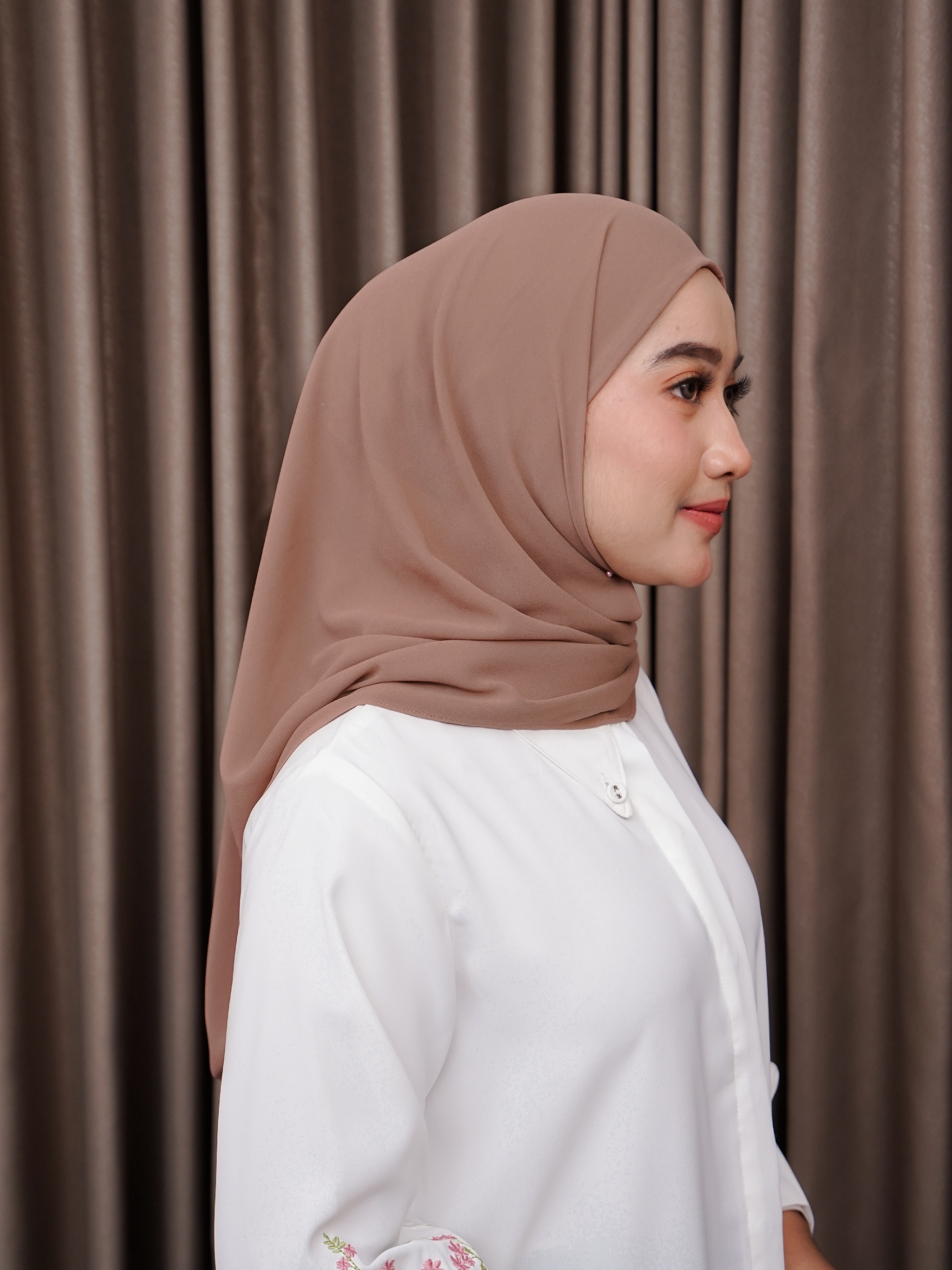 Luna Instan Hijab Dark Mocha