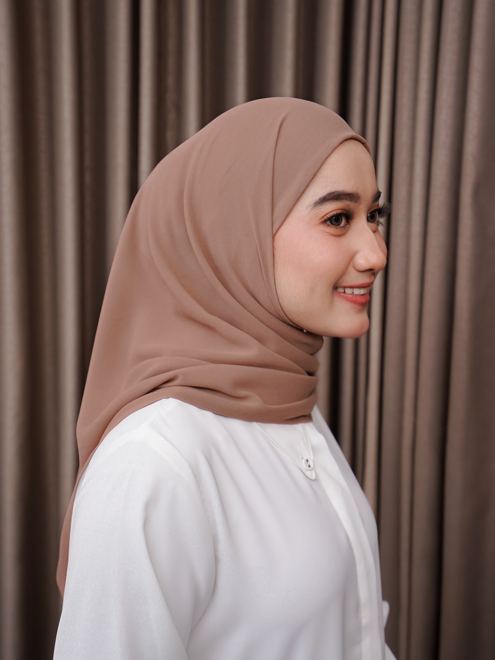 Luna Instan Hijab Dark Mocha