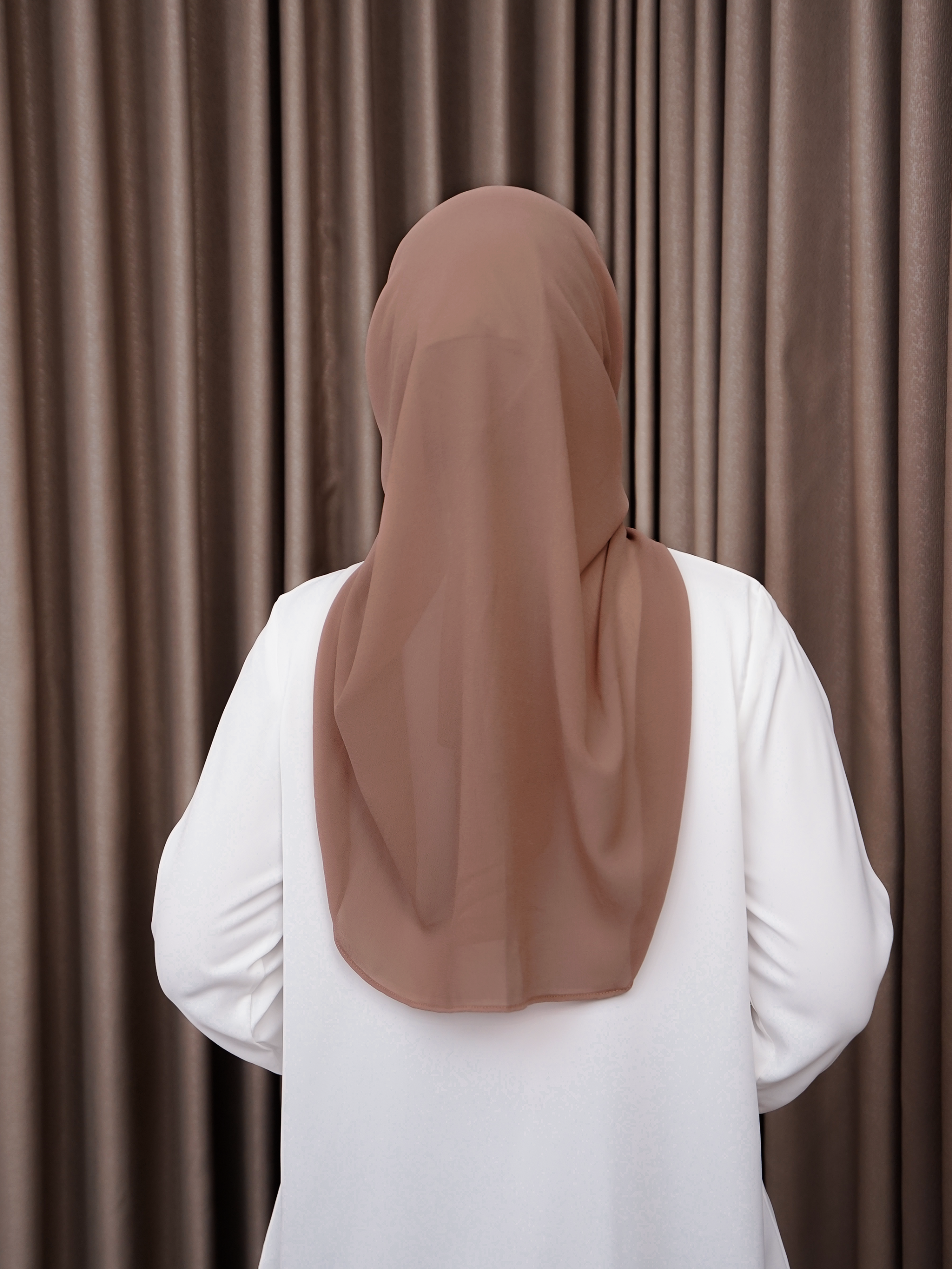 Luna Instan Hijab Dark Mocha