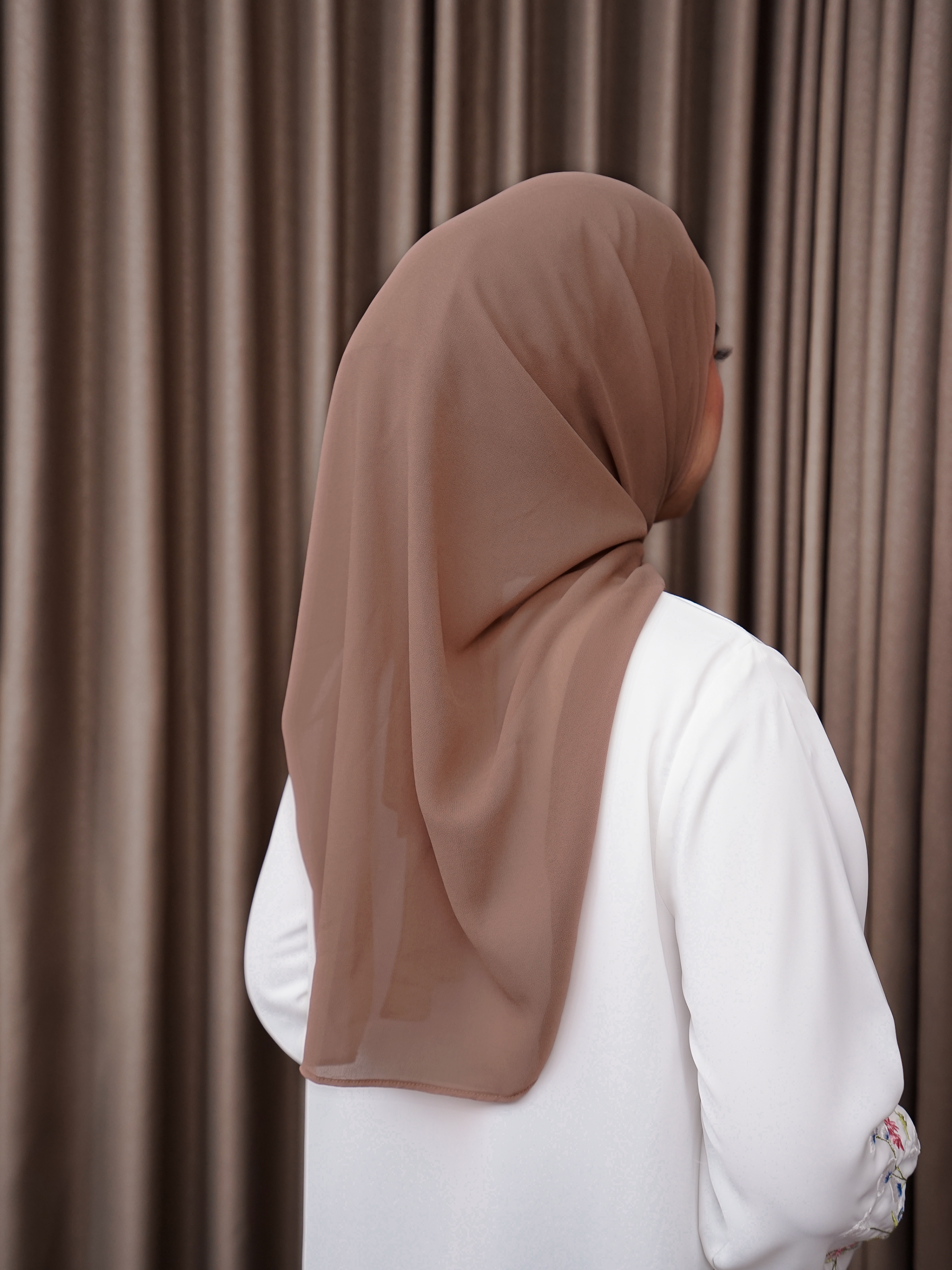 Luna Instan Hijab Dark Mocha