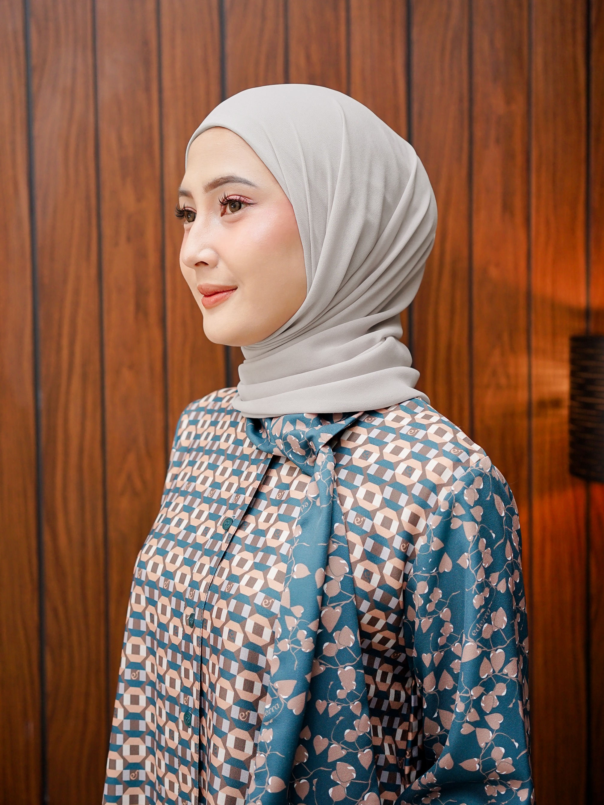 Luna Instan Hijab Glacier Grey