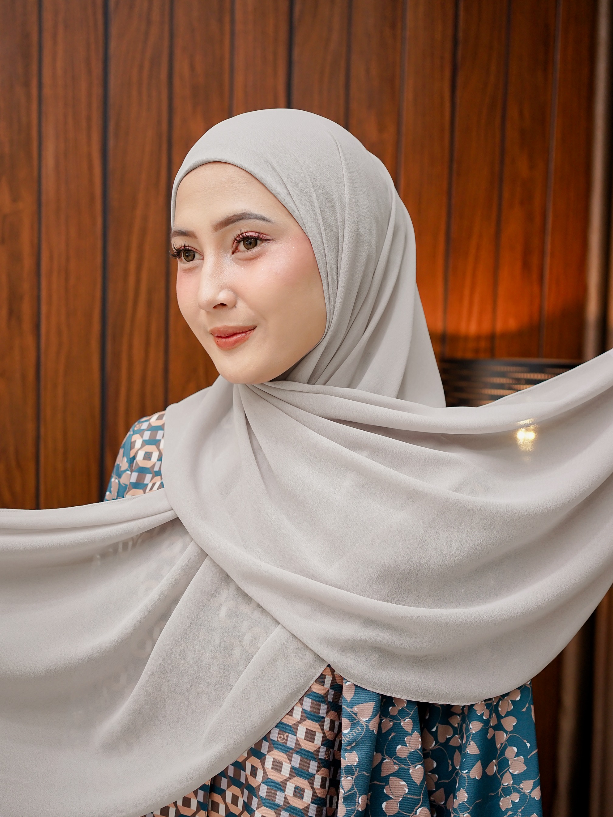 Luna Instan Hijab Glacier Grey