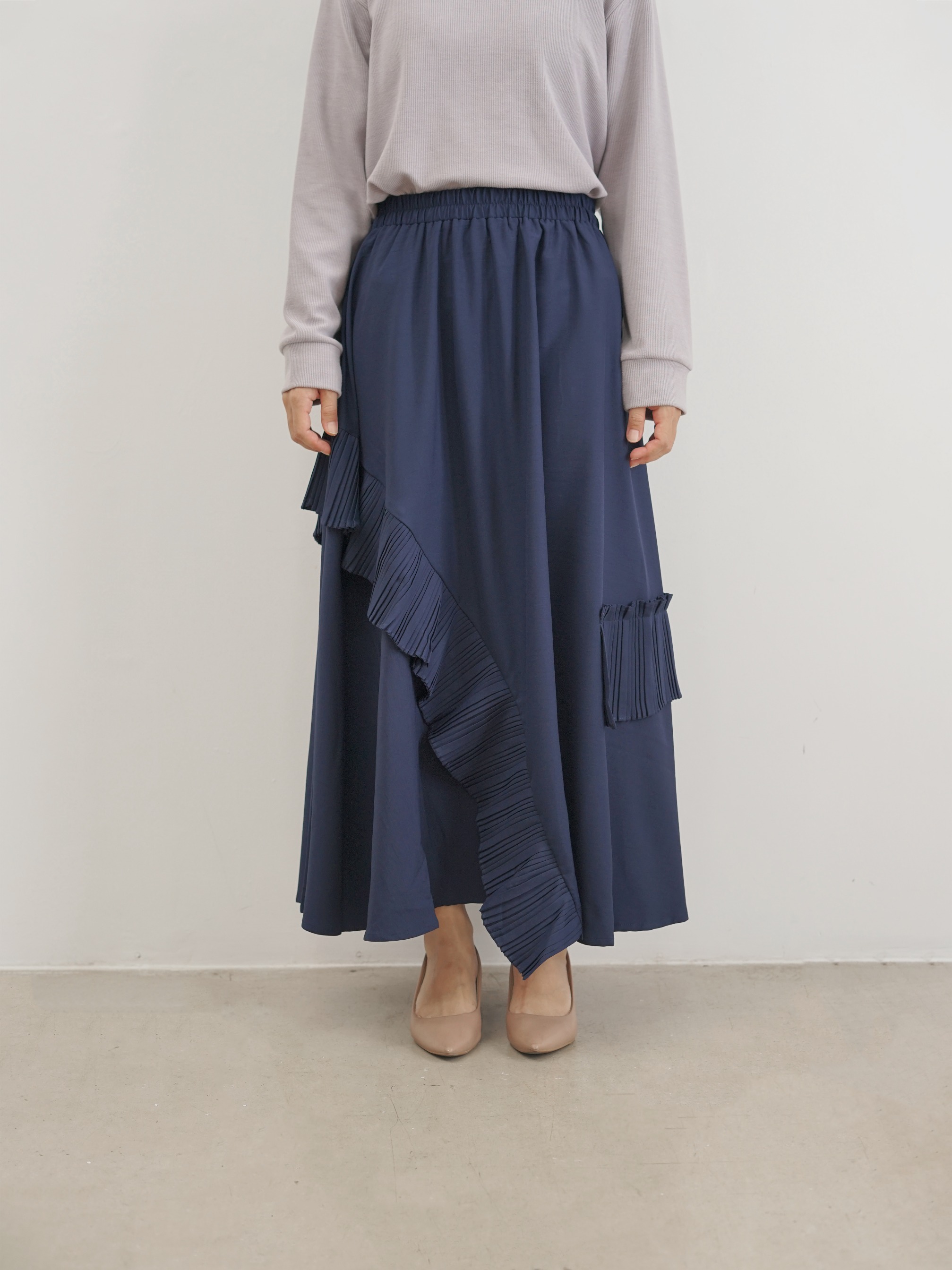 Lyra Skirt Neon Navy