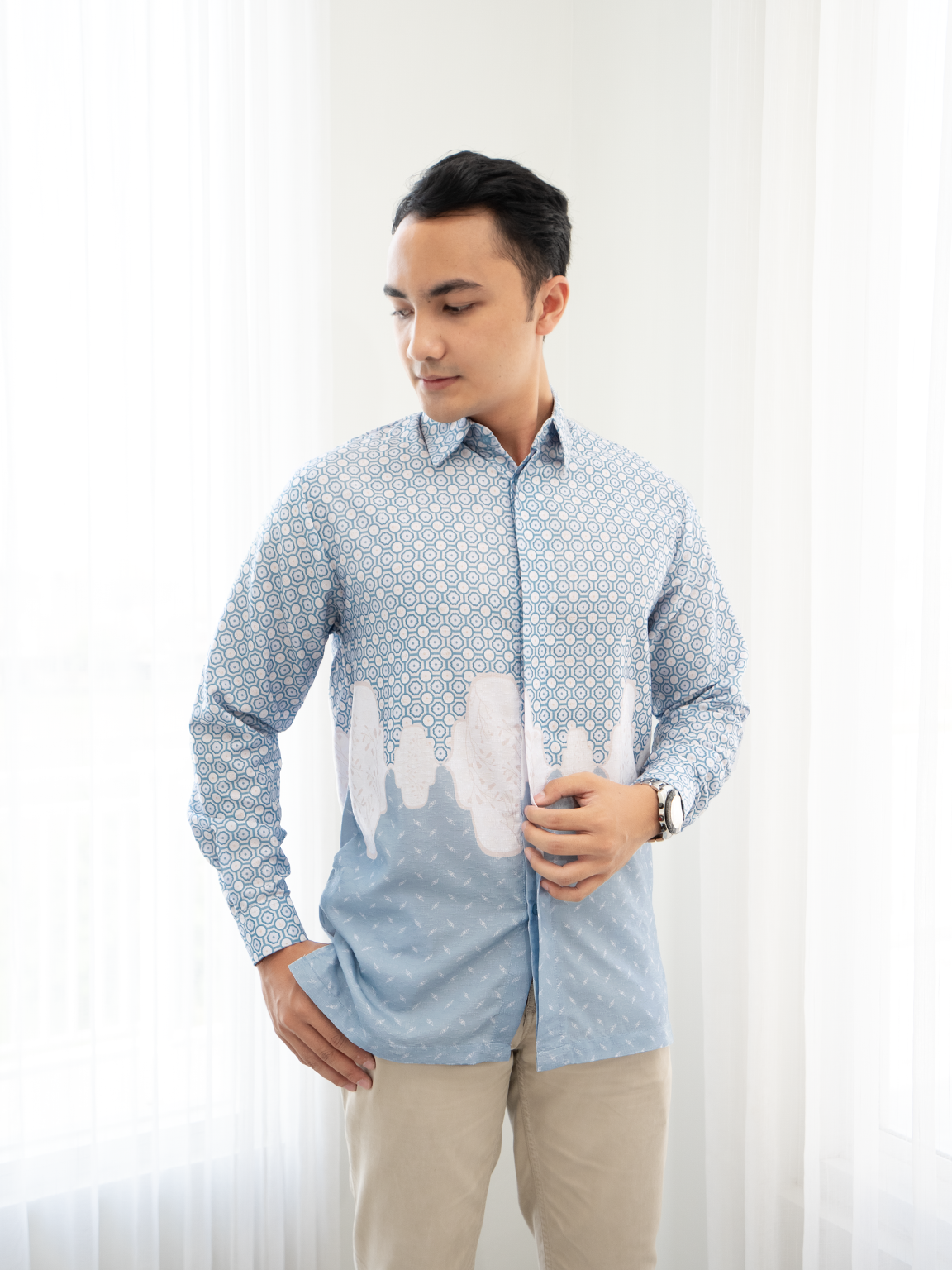 Padu Shirt Powder Blue