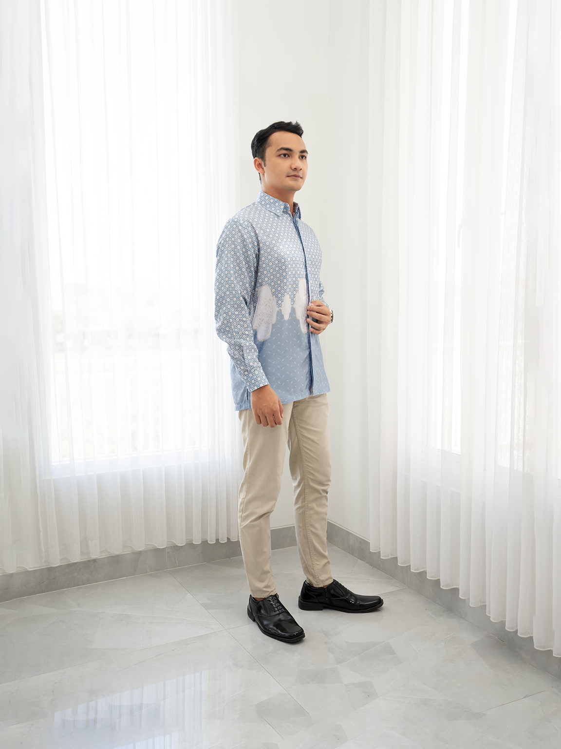 Padu Shirt Powder Blue