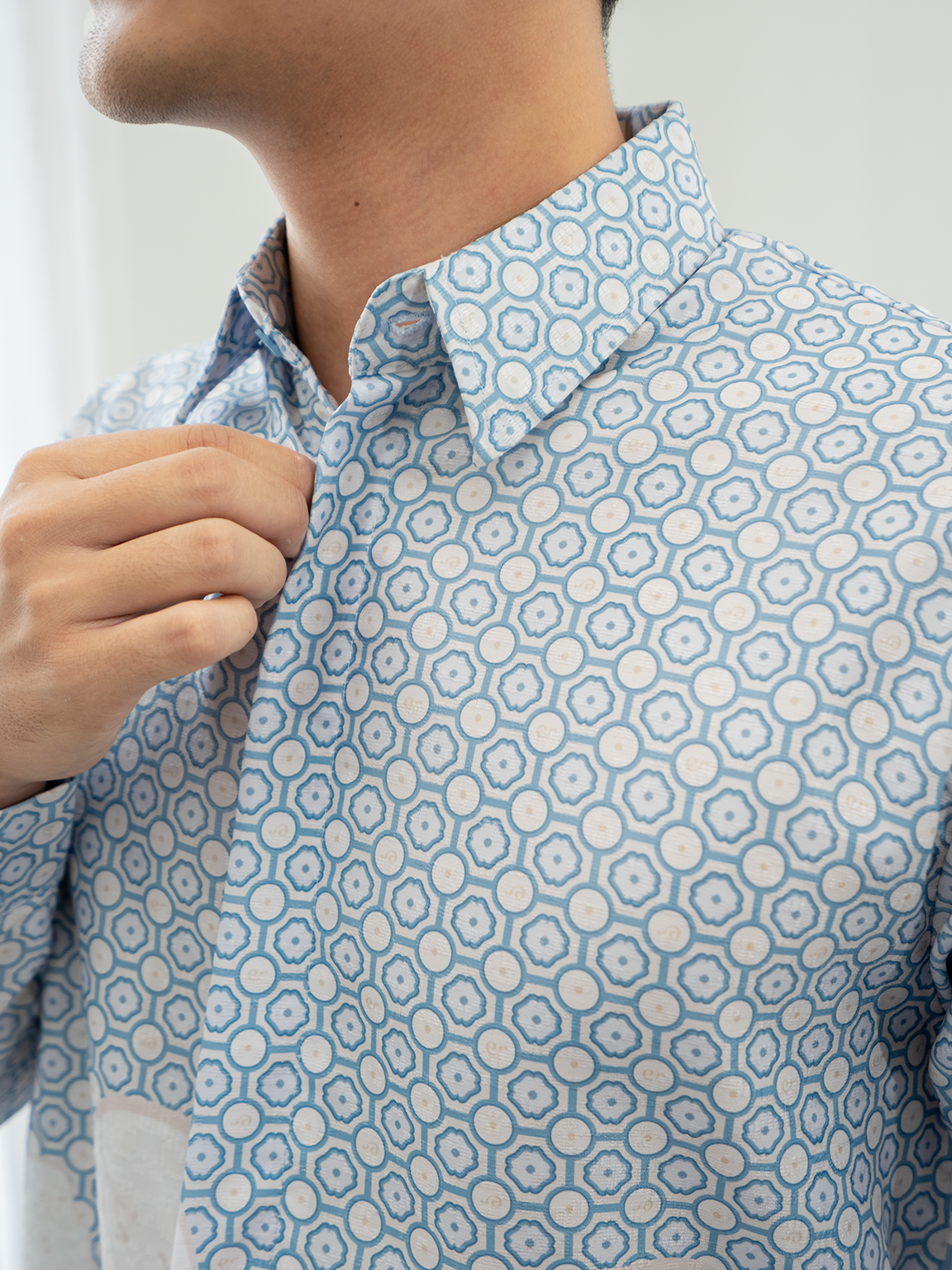 Padu Shirt Powder Blue