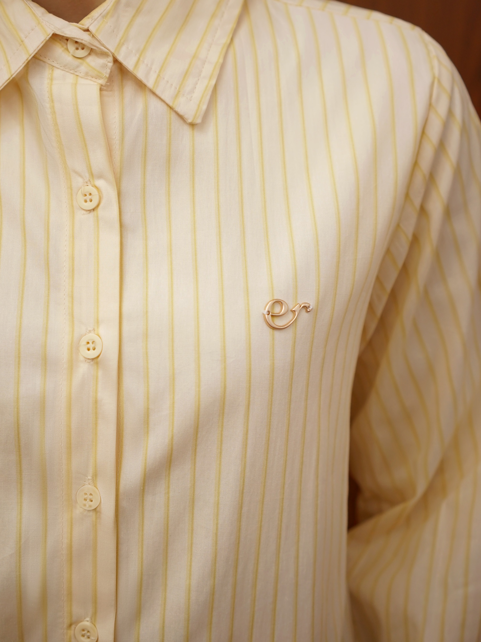 Alia Top Stripes Fresh Butter