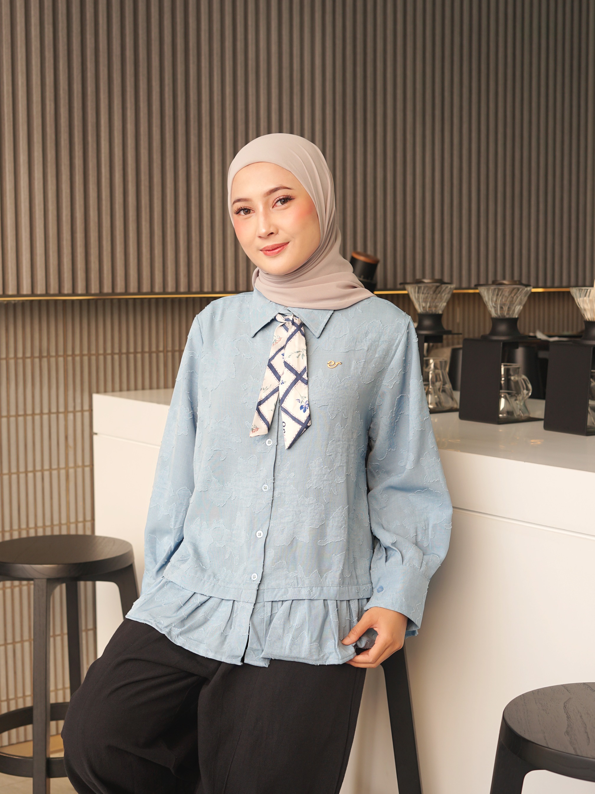 Nalla Top Soft Blue