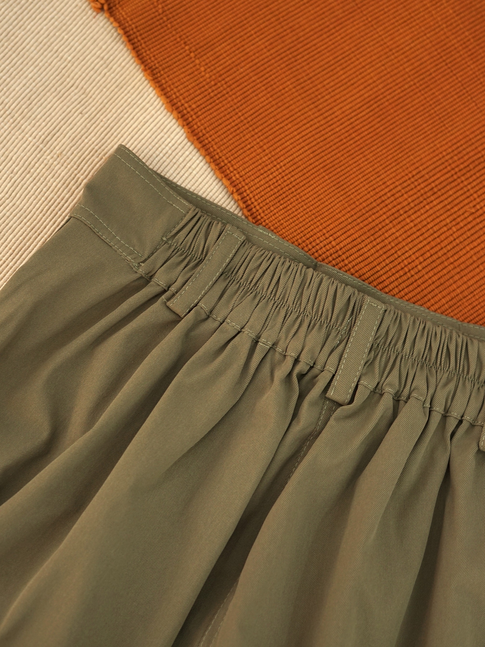 Lumi Pants Dark Olive
