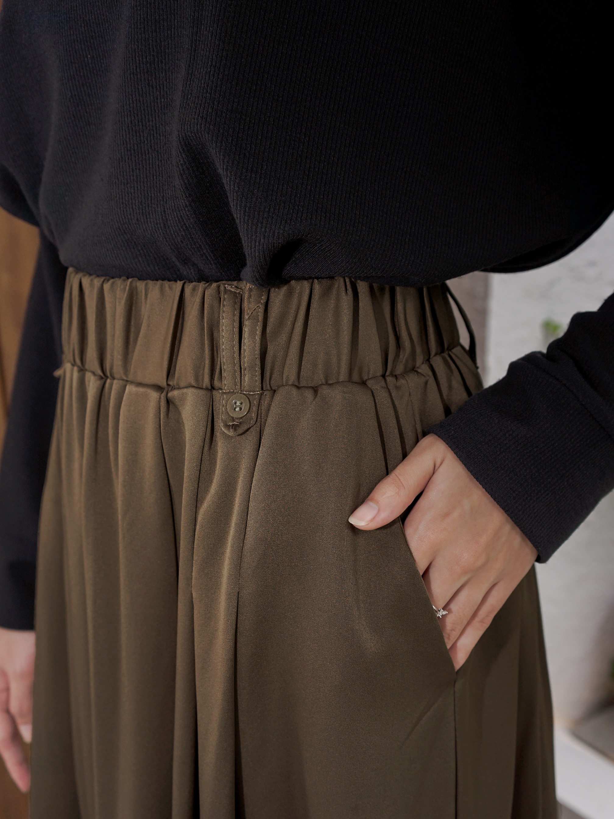 Aluna Skirt Oliv
