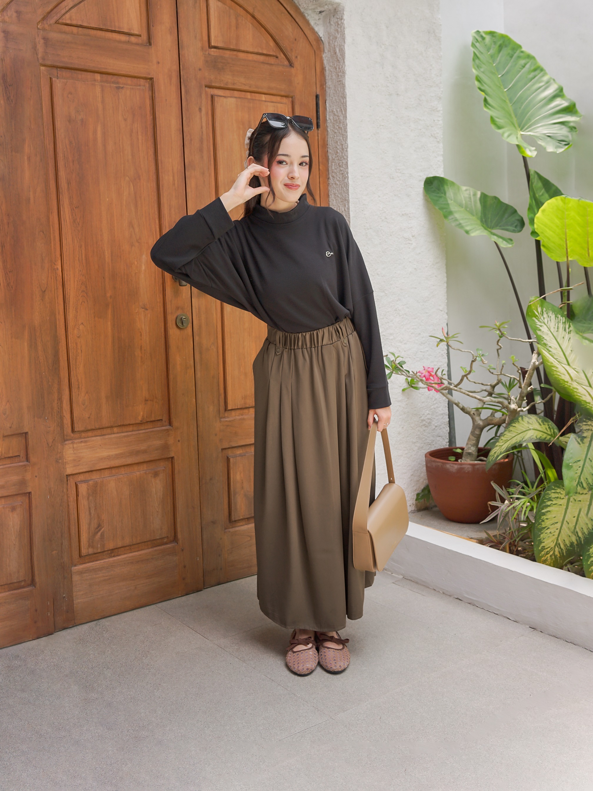 Aluna Skirt Oliv