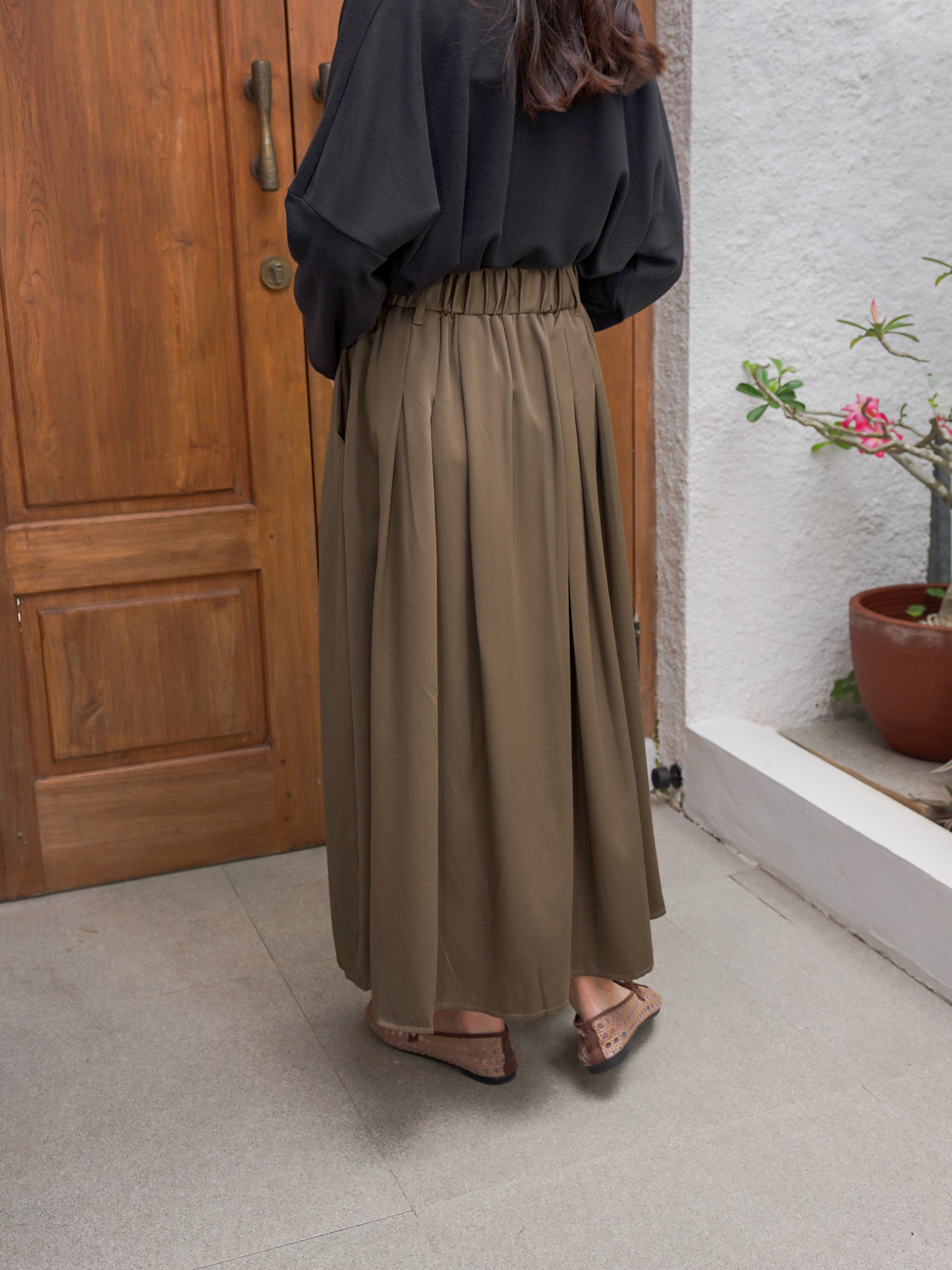 Aluna Skirt Oliv