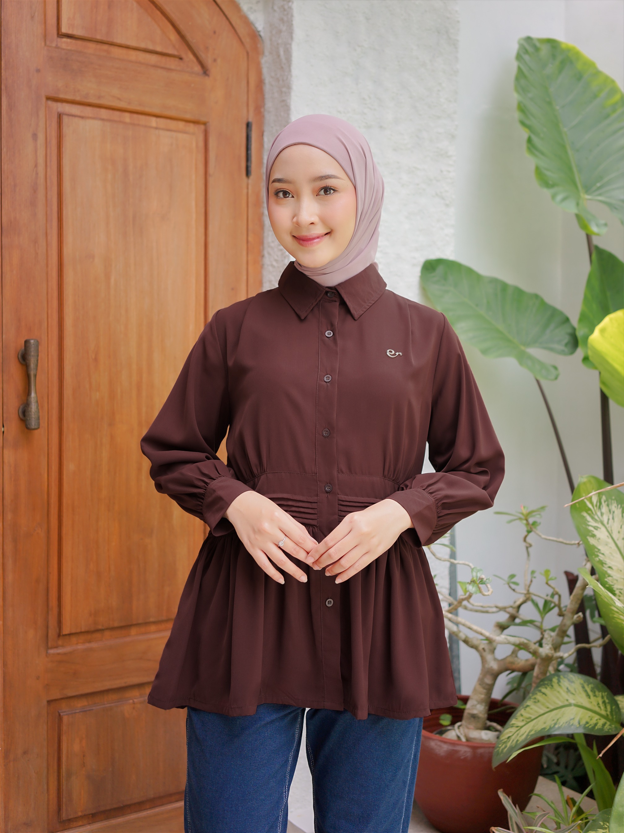 Kyana Top Deep Mahogany