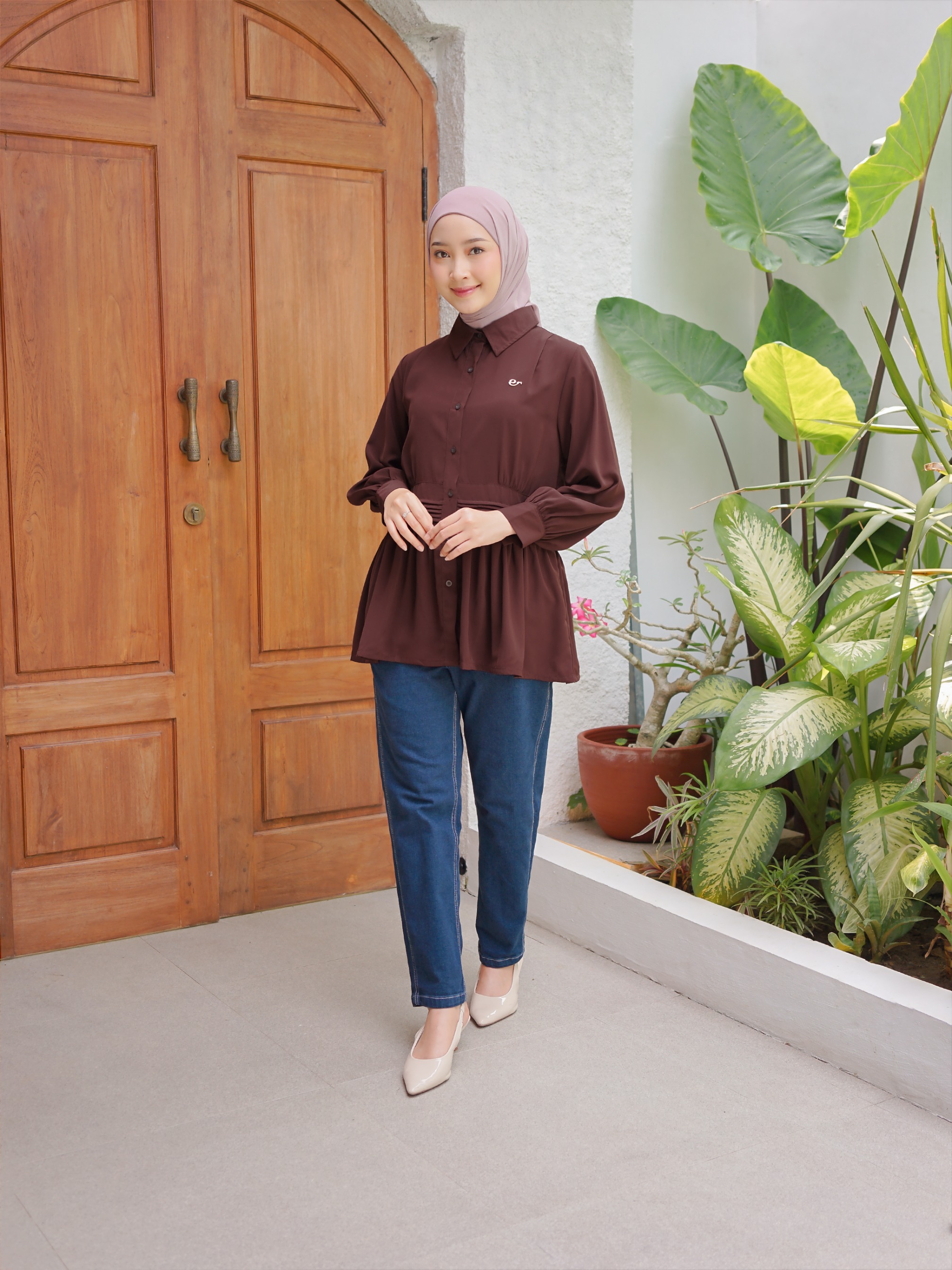 Kyana Top Deep Mahogany